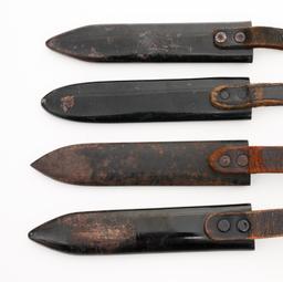 WWII GERMAN HITLER YOUTH KNIFE SCABBARDS