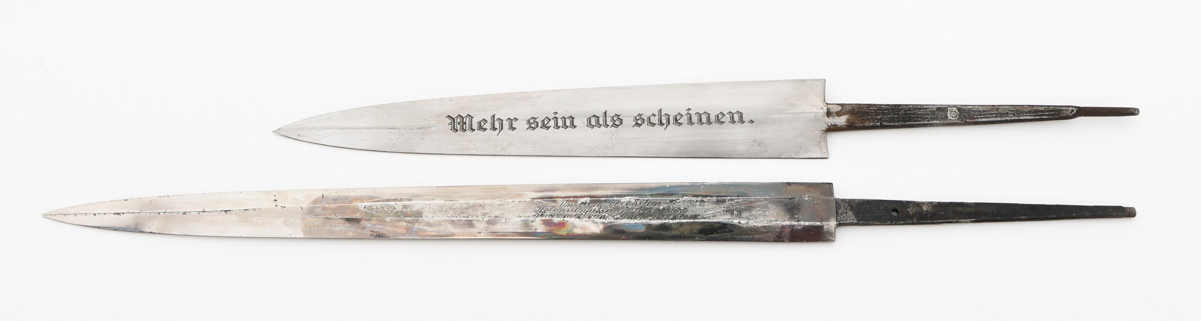 WWII GERMAN LUFTWAFFE & NPEA DAGGER BLADES