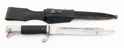 WWII GERMAN ETCHED K98 DRESS BAYONET by FW HOLLER