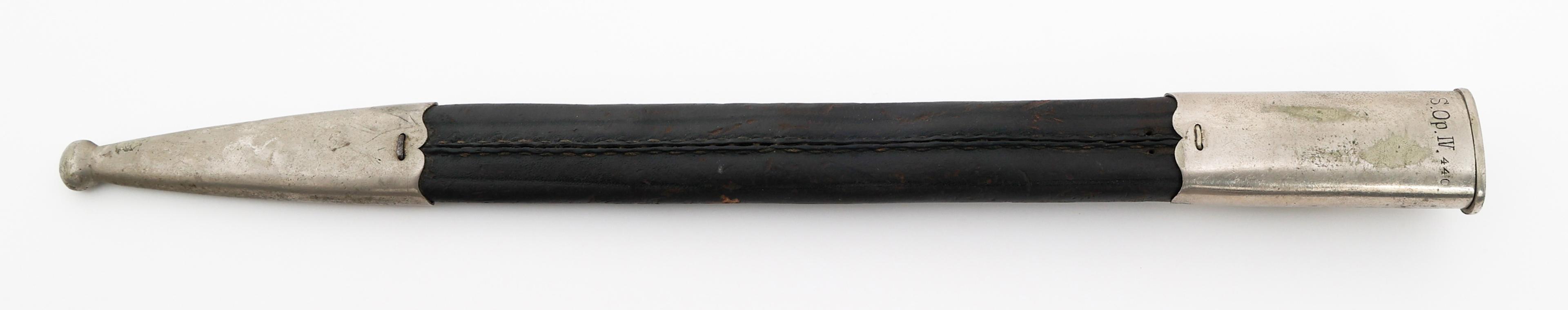 WWII GERMAN POLICE DRESS BAYONET by EWALD CLEFF