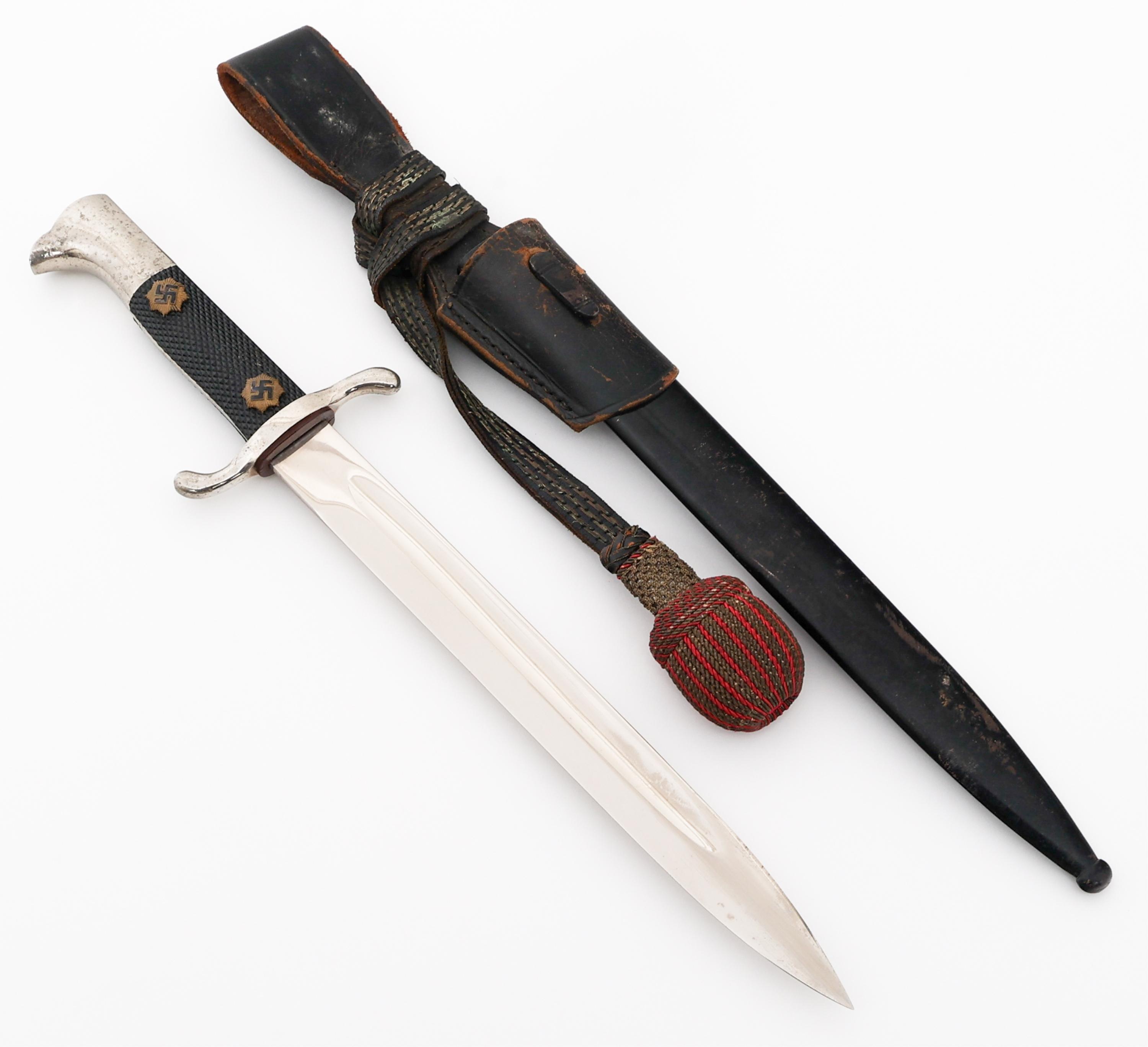 WWII GERMAN RLB FIREMAN OFFICER BAYONET