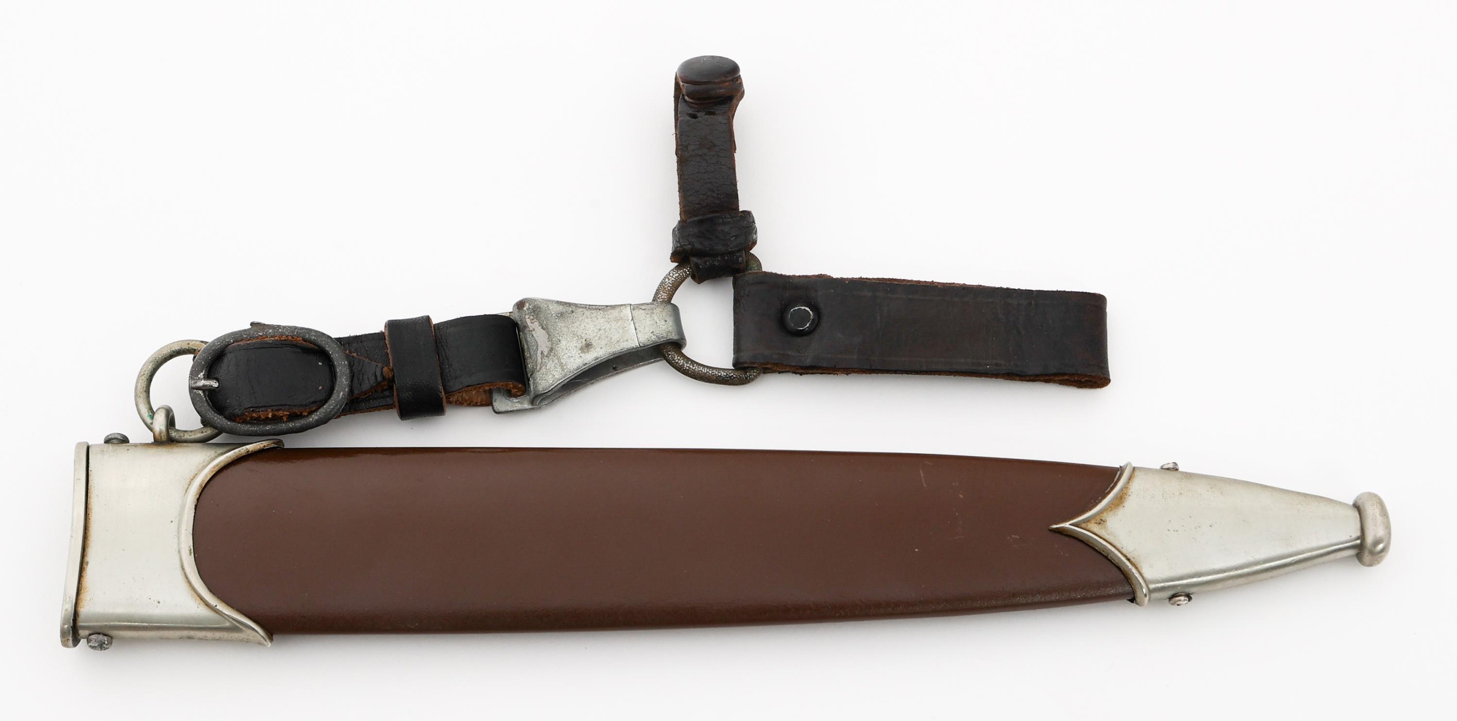 WWII GERMAN SA DRESS DAGGER by AUGUST BICKEL