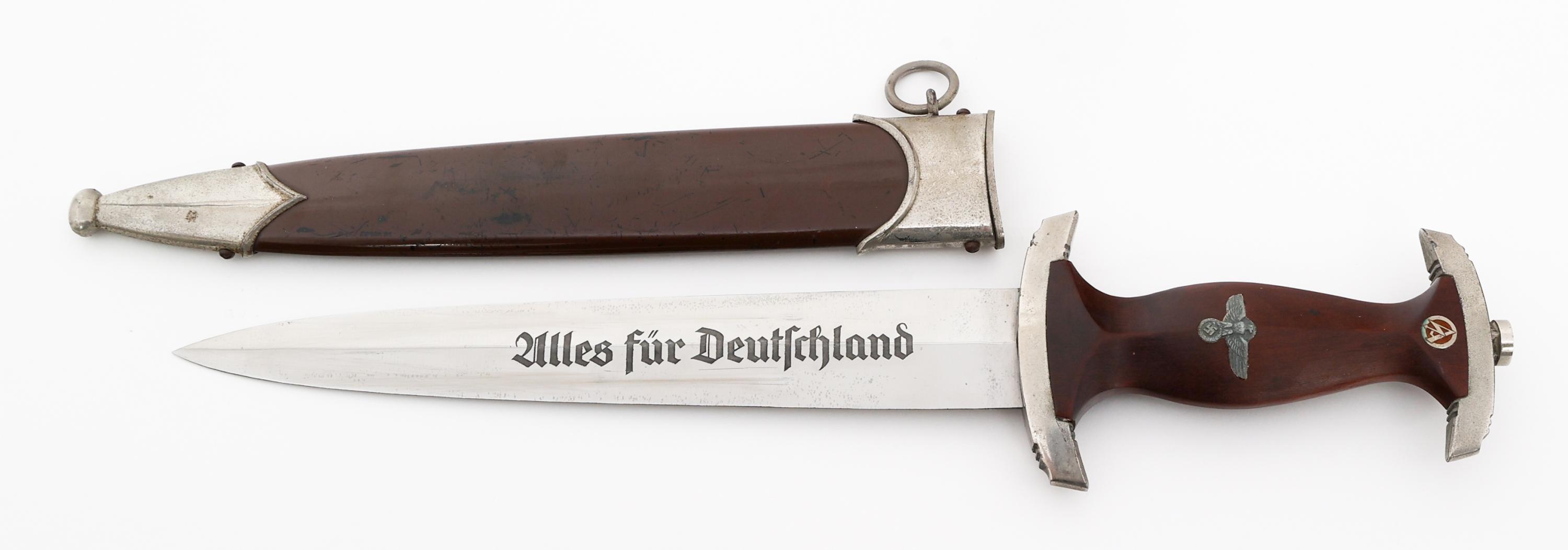 WWII GERMAN SA DRESS DAGGER by RZM M7/36