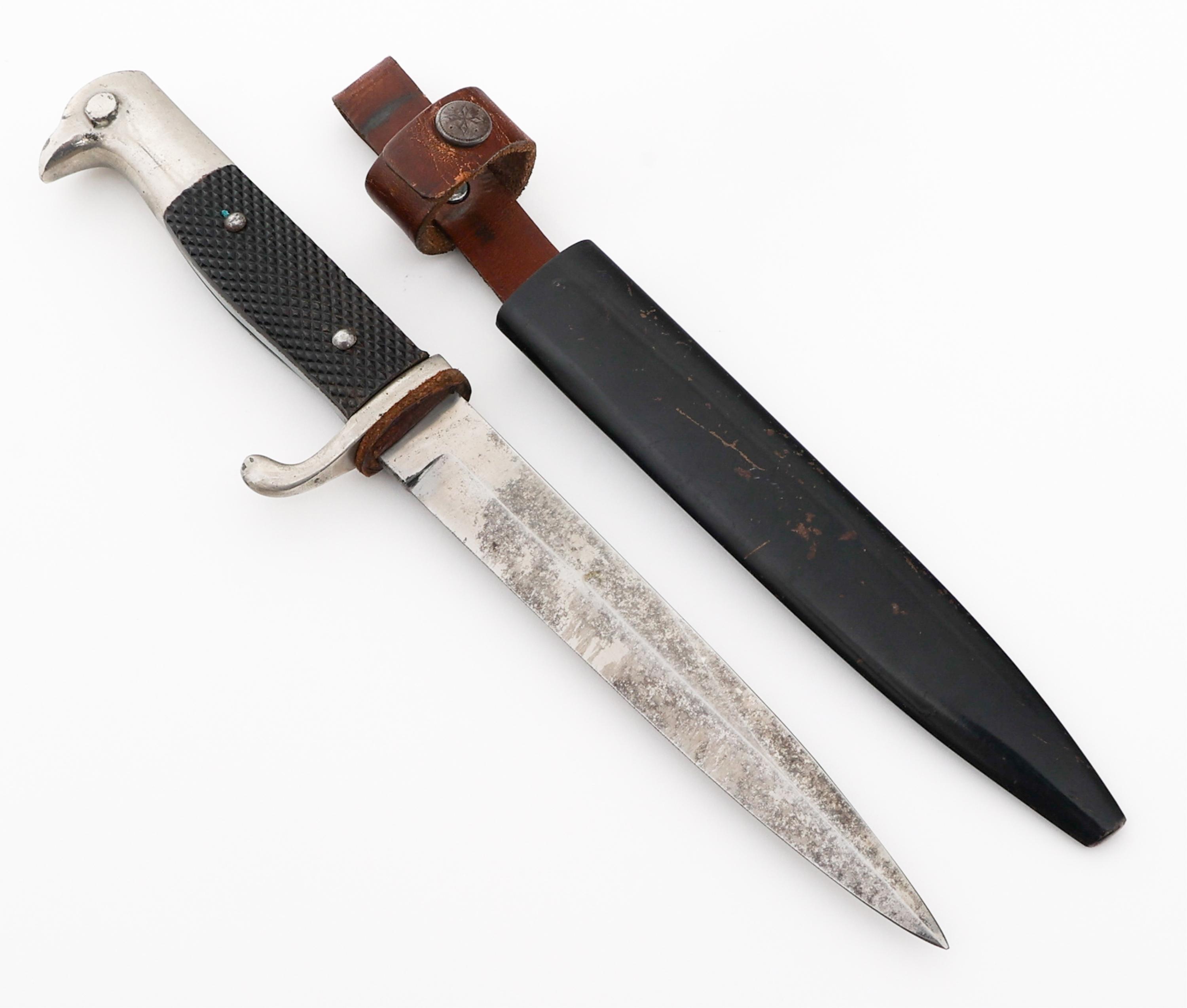 WWII GERMAN BOOT KNIFE WITH SCABBARD