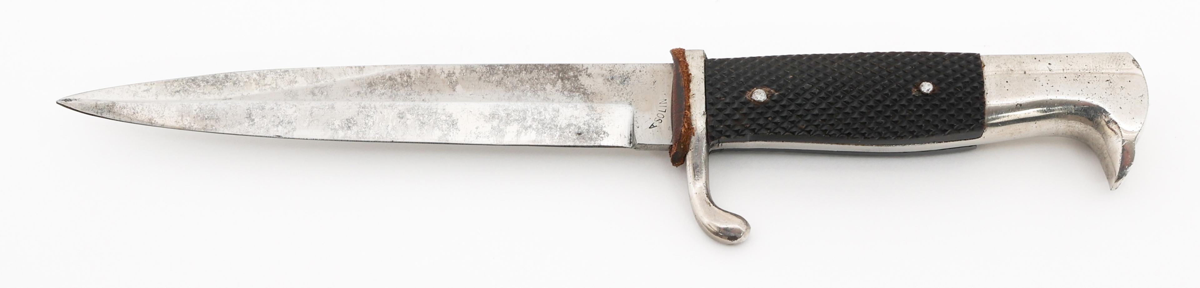 WWII GERMAN BOOT KNIFE WITH SCABBARD