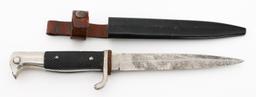 WWII GERMAN BOOT KNIFE WITH SCABBARD