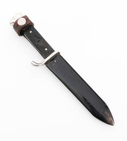 WWII GERMAN HITLER YOUTH KNIFE - MOTTO by EICKHORN