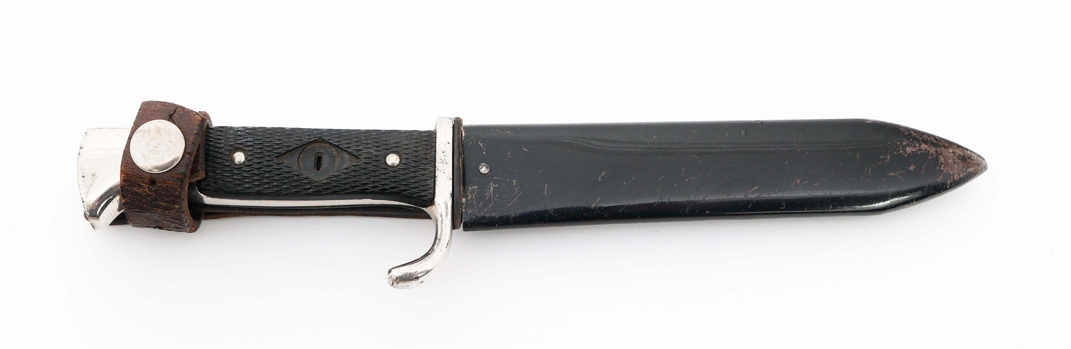 WWII GERMAN HITLER YOUTH KNIFE - MOTTO by EICKHORN