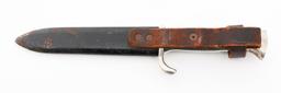 WWII GERMAN HITLER YOUTH KNIFE - MOTTO RZM M7/2