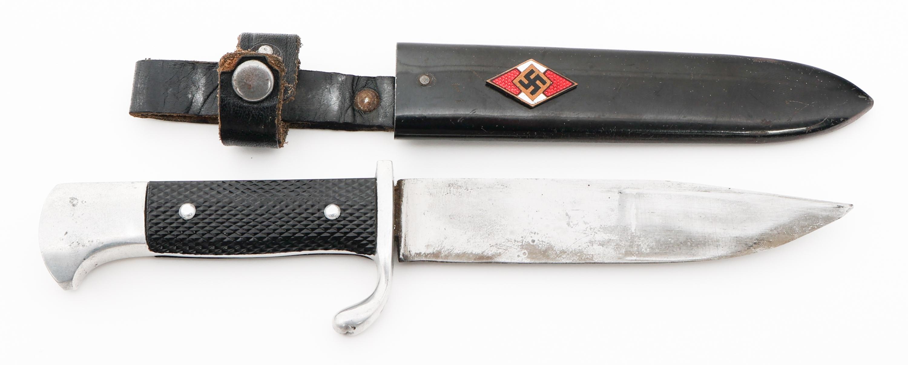 WWII GERMAN JUNGVOLK KNIFE WITH SCABBARD