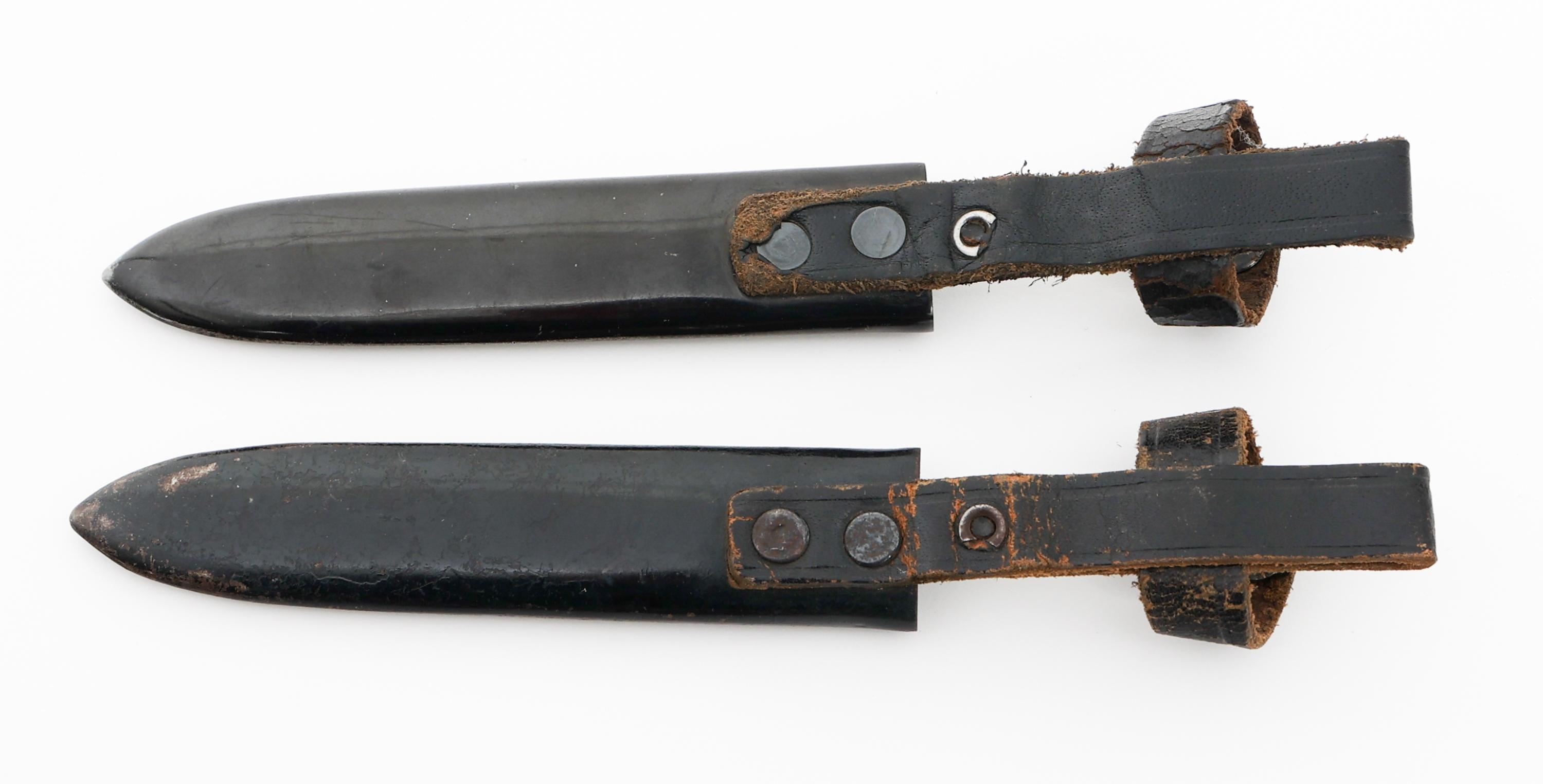 WWII GERMAN JUNGVOLK KNIVES WITH SCABBARDS