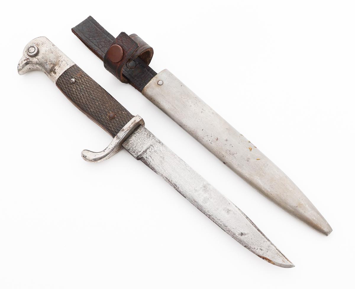 WWII GERMAN K98 BOOT KNIFE WITH SCABBARD