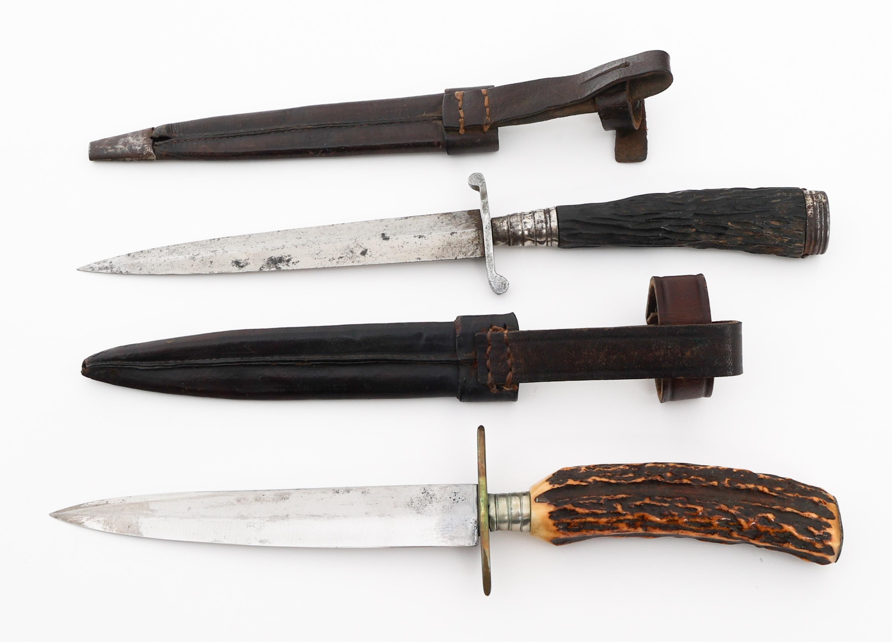 GERMAN STAG HORN HUNTING DAGGERS