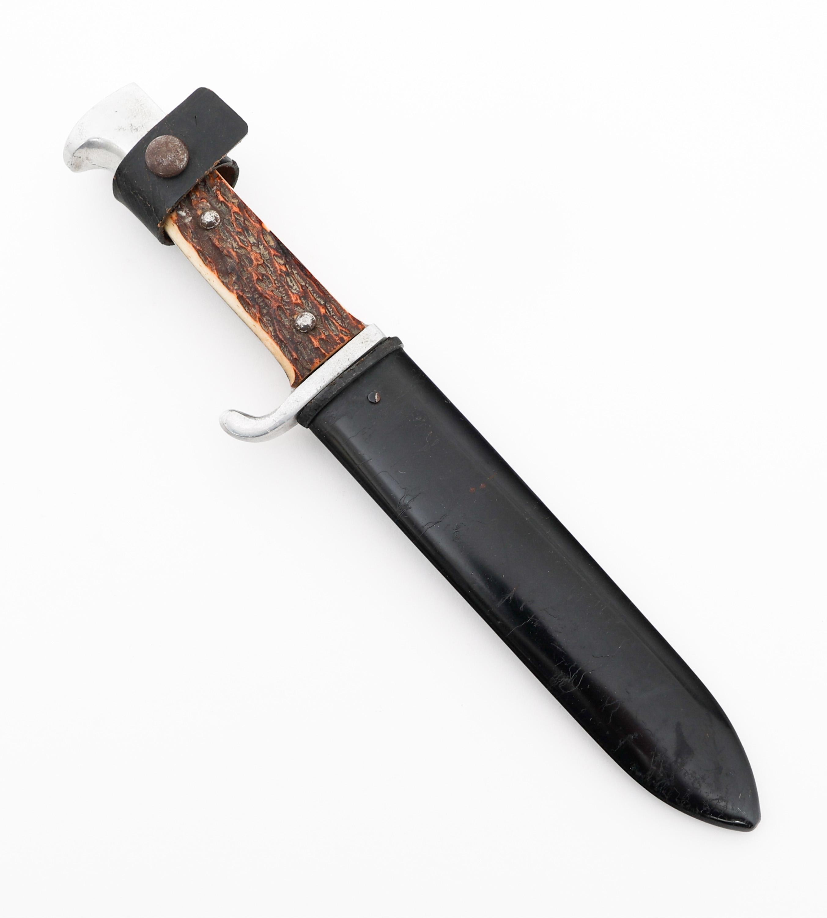 POST WWII GERMAN HUNTING KNIFE by BROOKS KNIFE CO