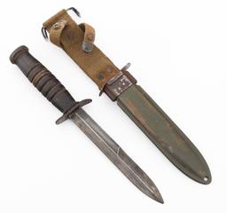 WWII US ARMY M3 FIGHTING KNIFE by CASE