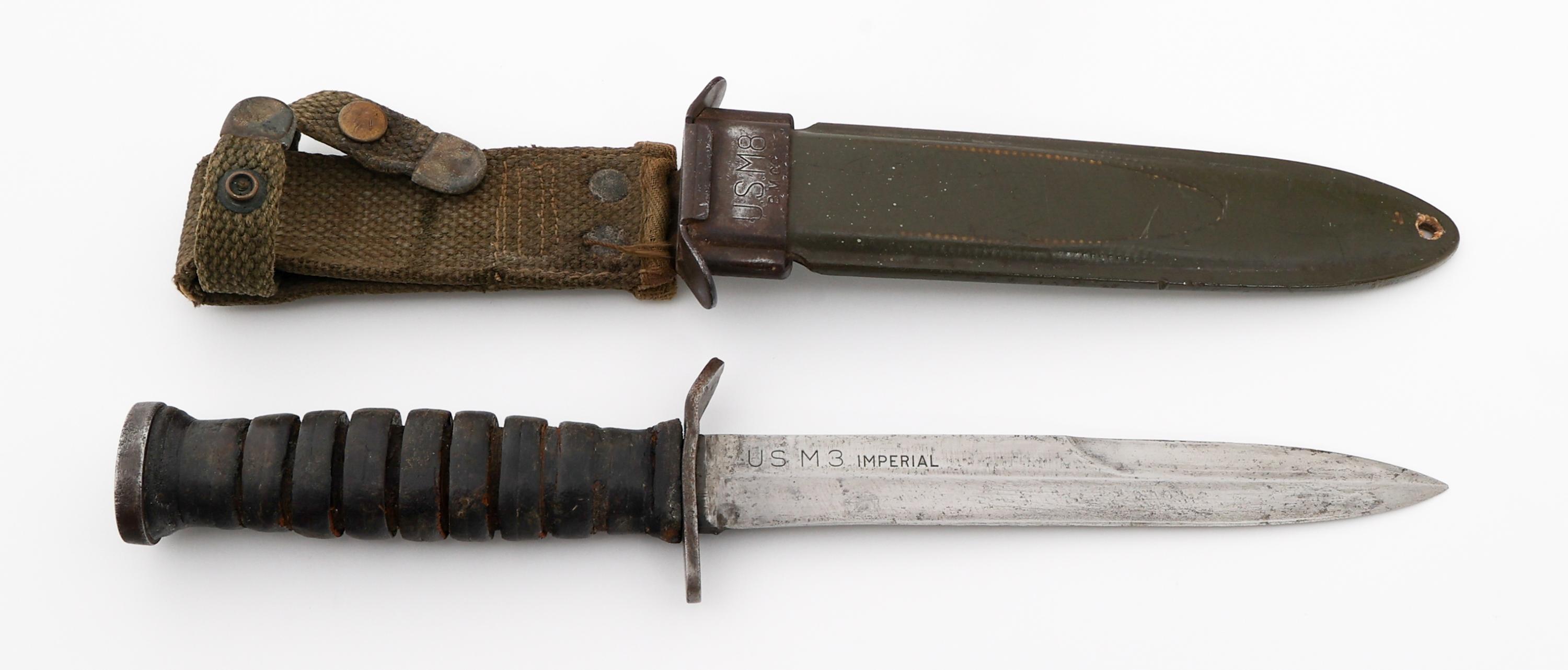 WWII US ARMY M3 FIGHTING KNIFE by IMPERIAL