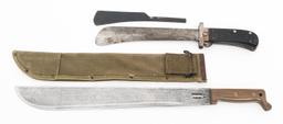 WWII US AIRMANS SURVIVAL & TRUE TEMPER MACHETES