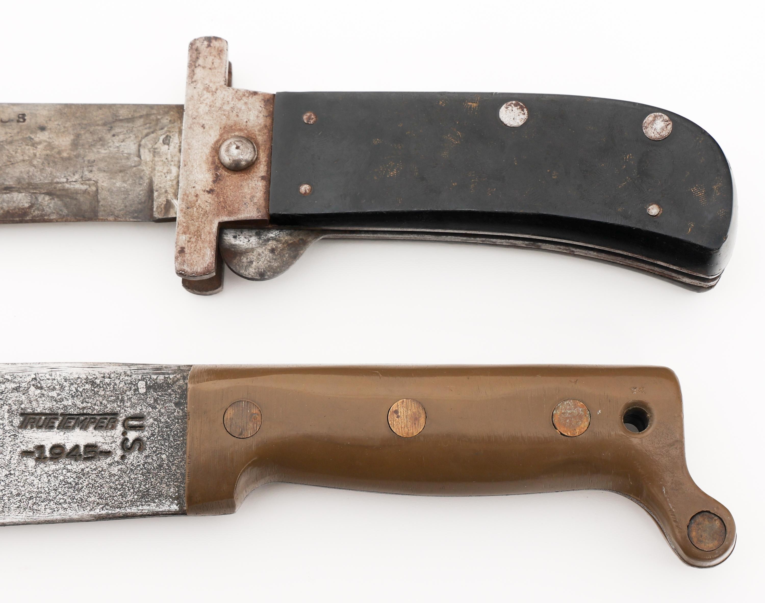 WWII US AIRMANS SURVIVAL & TRUE TEMPER MACHETES