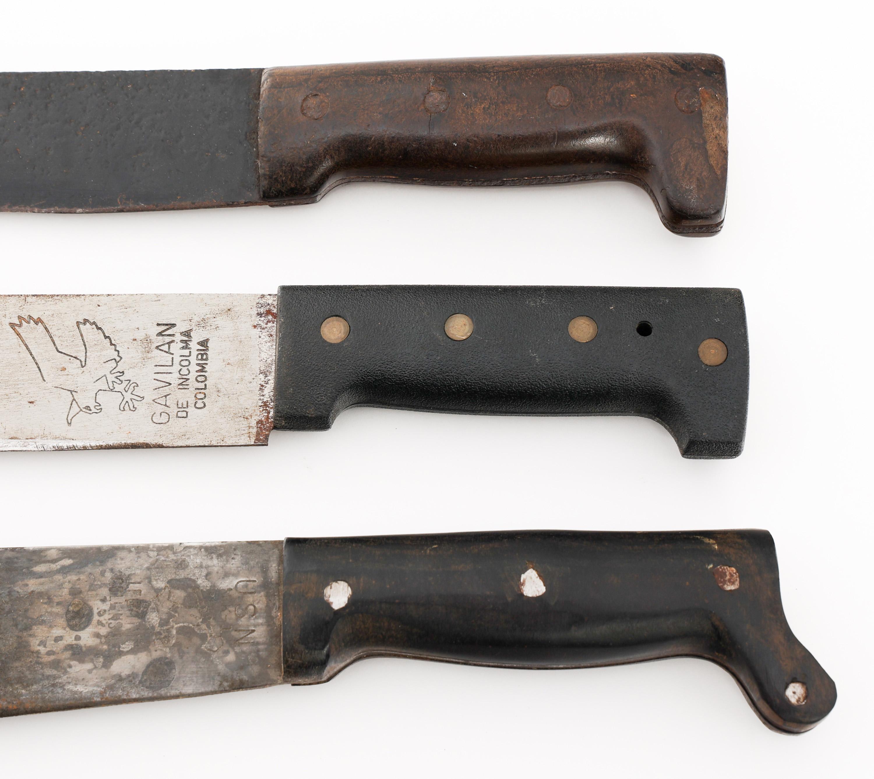 WWII ERA LEGITIMUS USN MKI & INCOLMA MACHETES