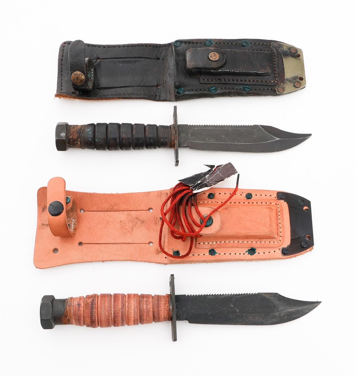 COLD WAR USAF JET PILOT SURVIVAL KNIVES - CAMILLUS