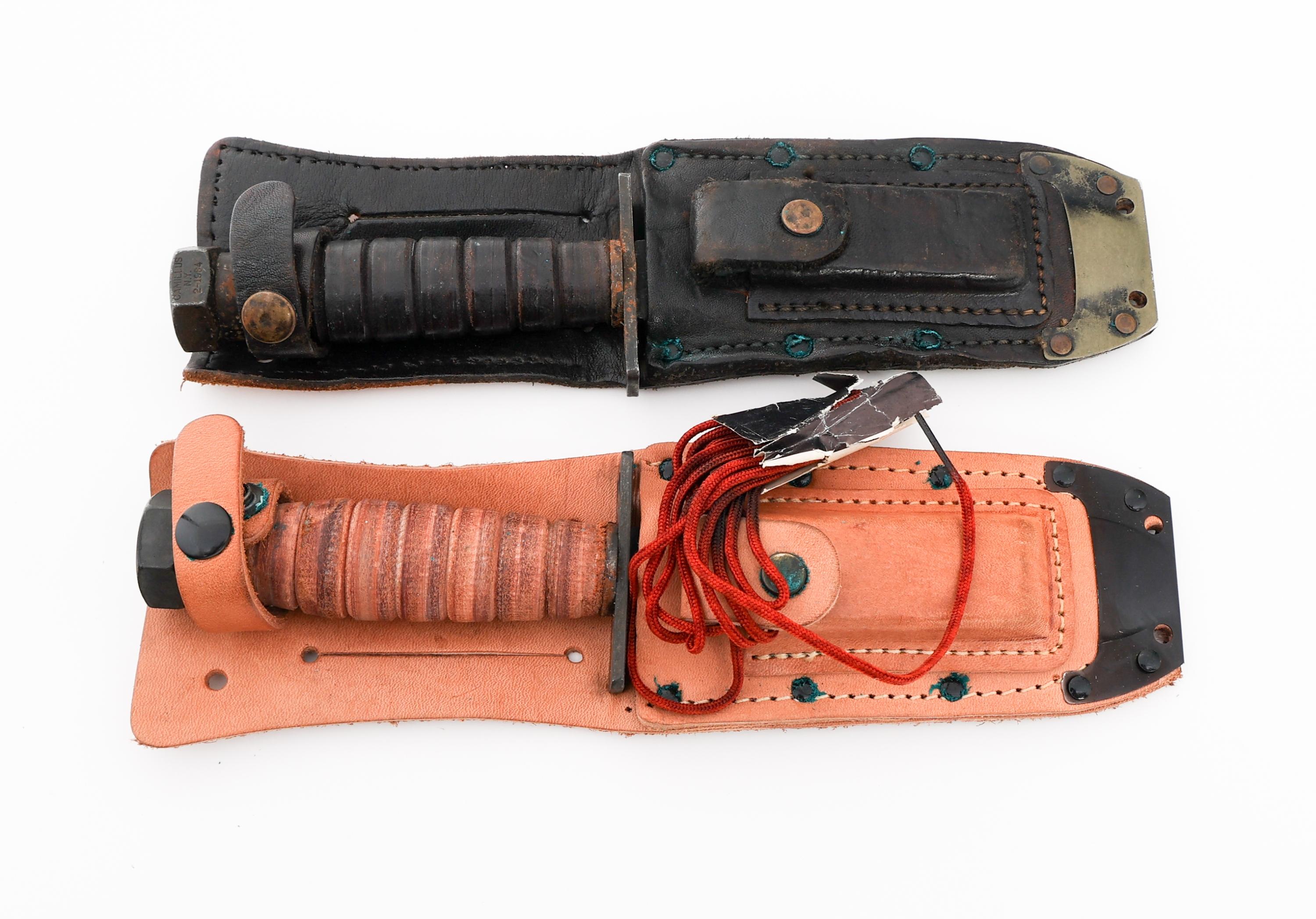 COLD WAR USAF JET PILOT SURVIVAL KNIVES - CAMILLUS