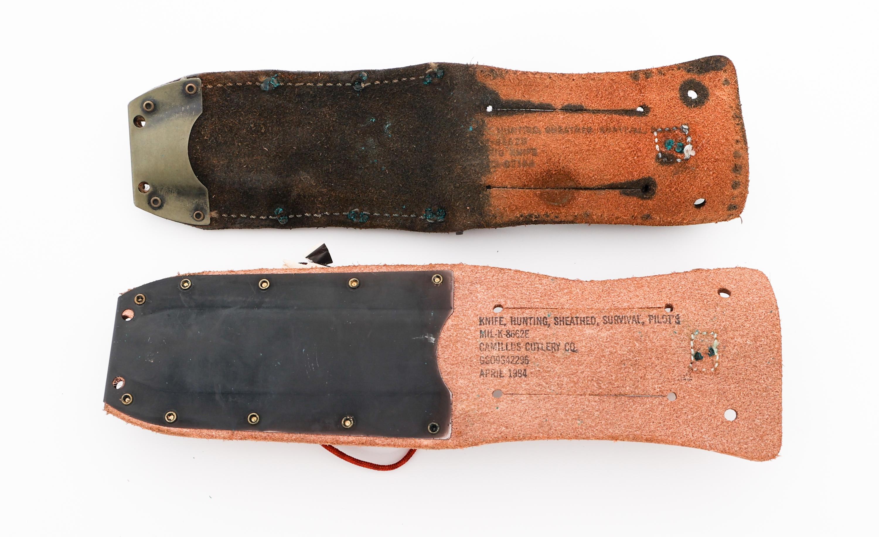 COLD WAR USAF JET PILOT SURVIVAL KNIVES - CAMILLUS