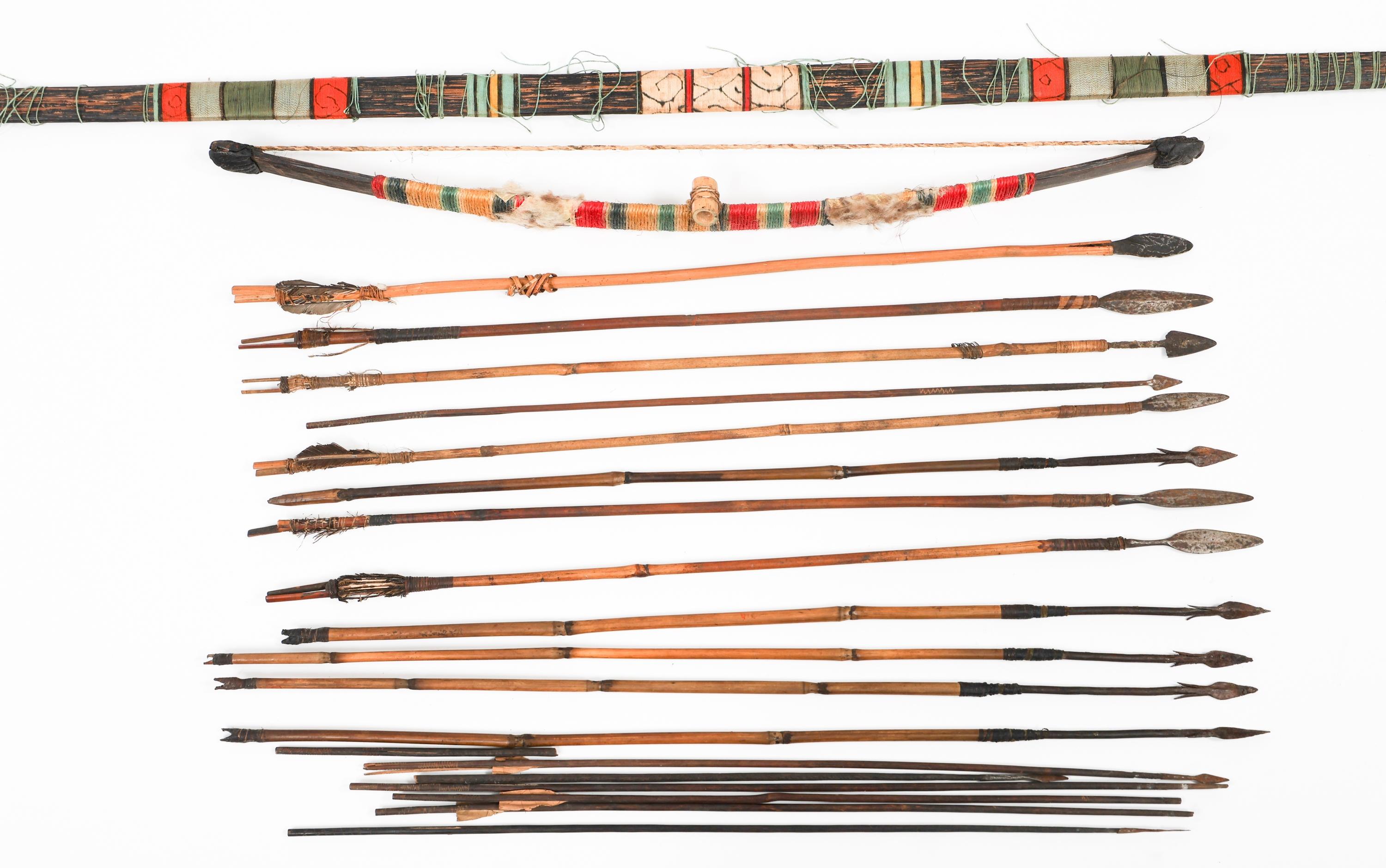 AFRICAN TRIBAL BOWS & ARROWS