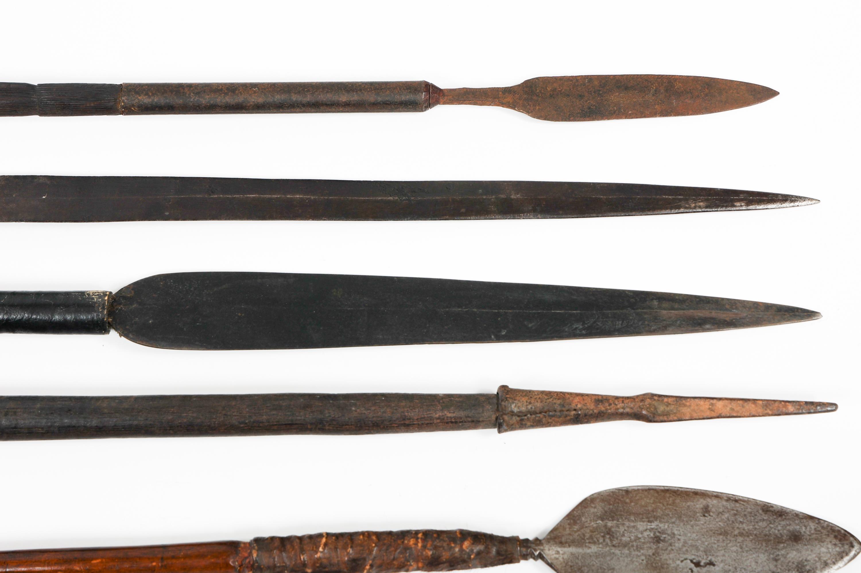 AFRICAN TRIBAL SPEARS