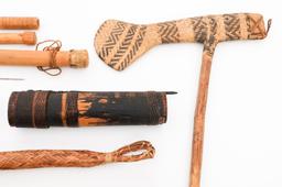 DAYAK TOLOR BLOW DARTS & QUIVER