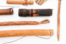 DAYAK TOLOR BLOW DARTS & QUIVER