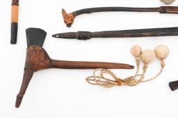 SOUTHEAST ASIAN & TRIBAL HATCHETS, AXES & BOLAS