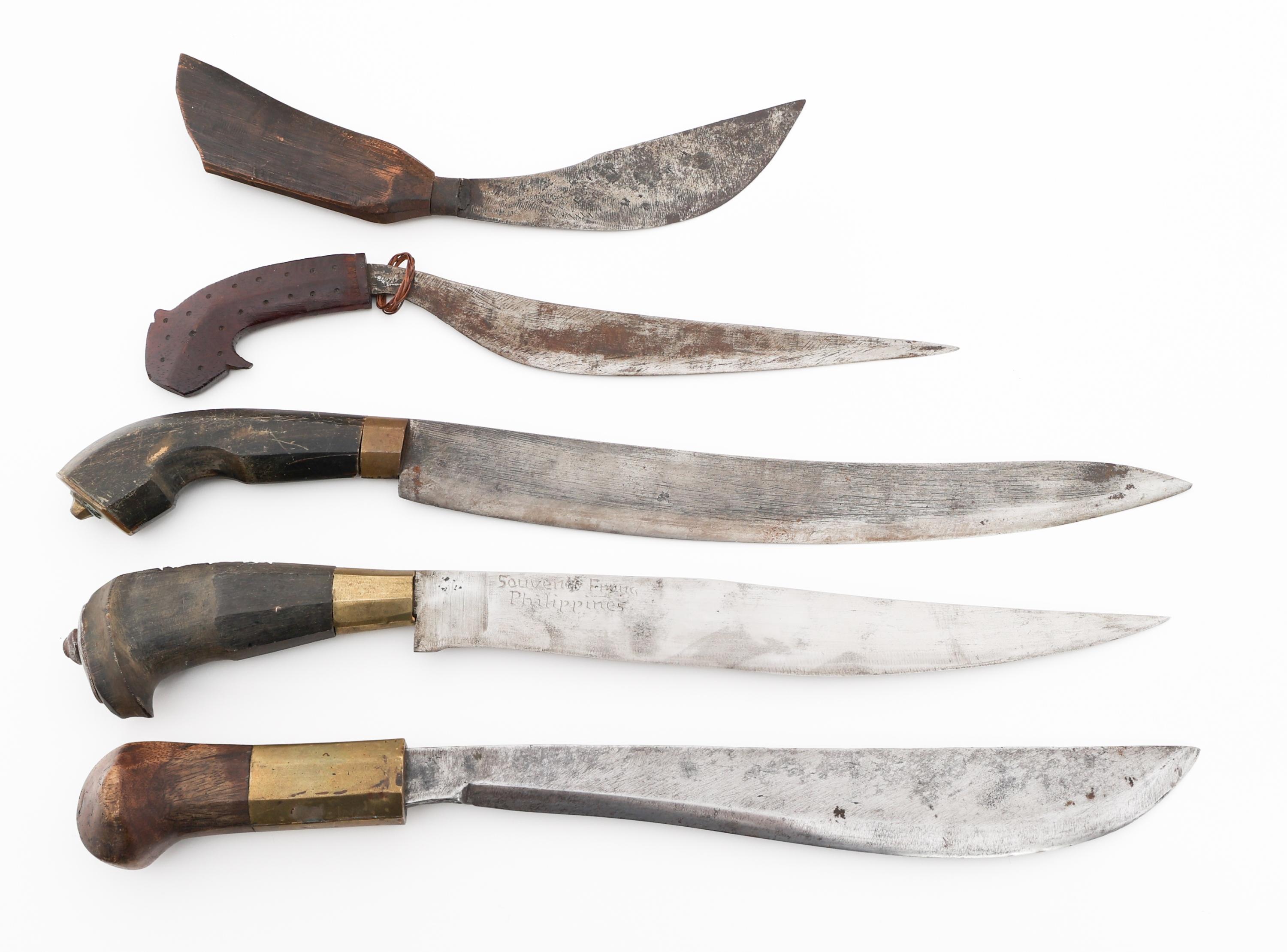 WWII US VET BRING BACK & SOUTHEAST ASIAN KNIVES