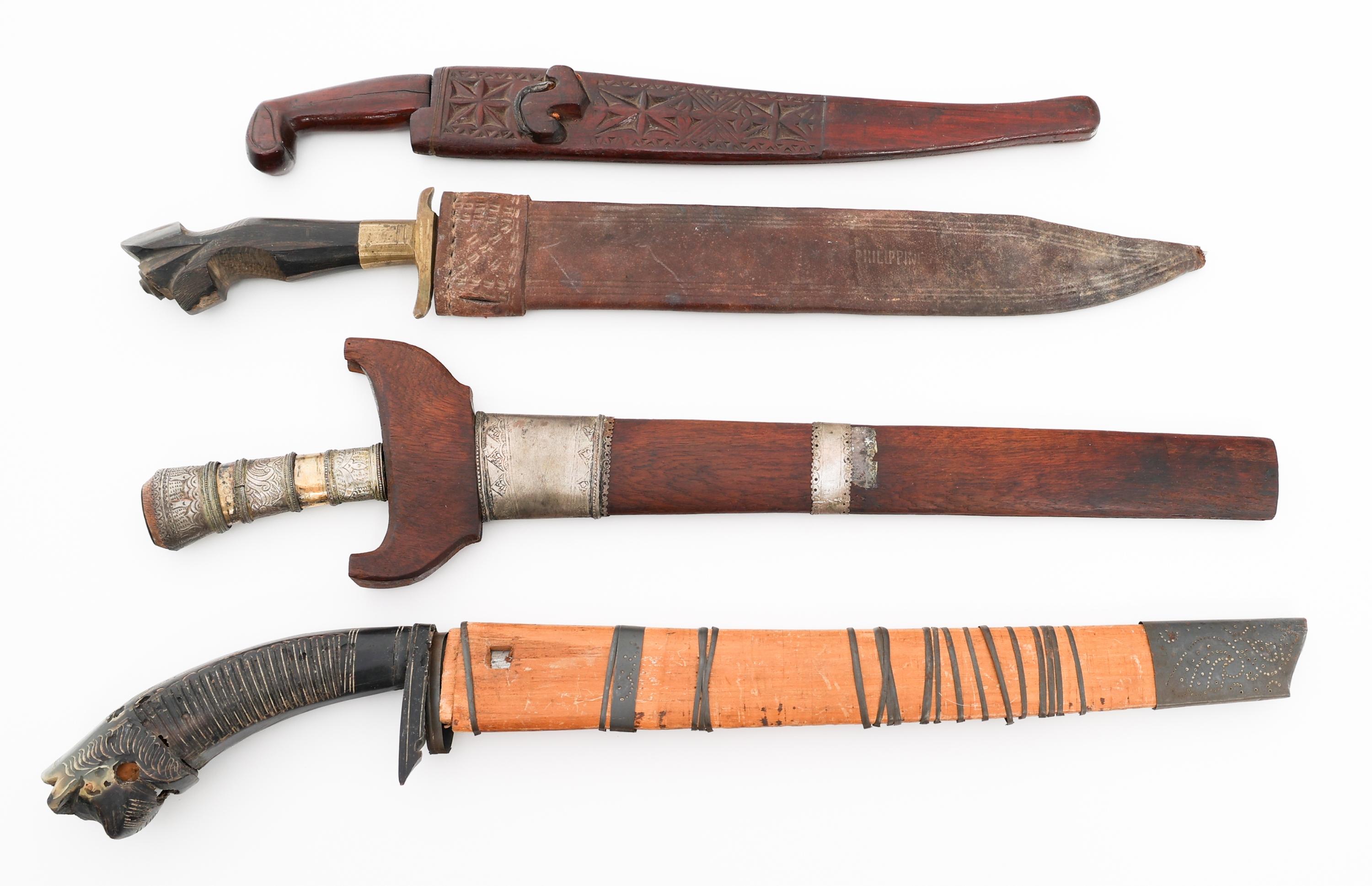 SOUTHEAST ASIAN KRIS, TALIBON & PEDANG KNIVES