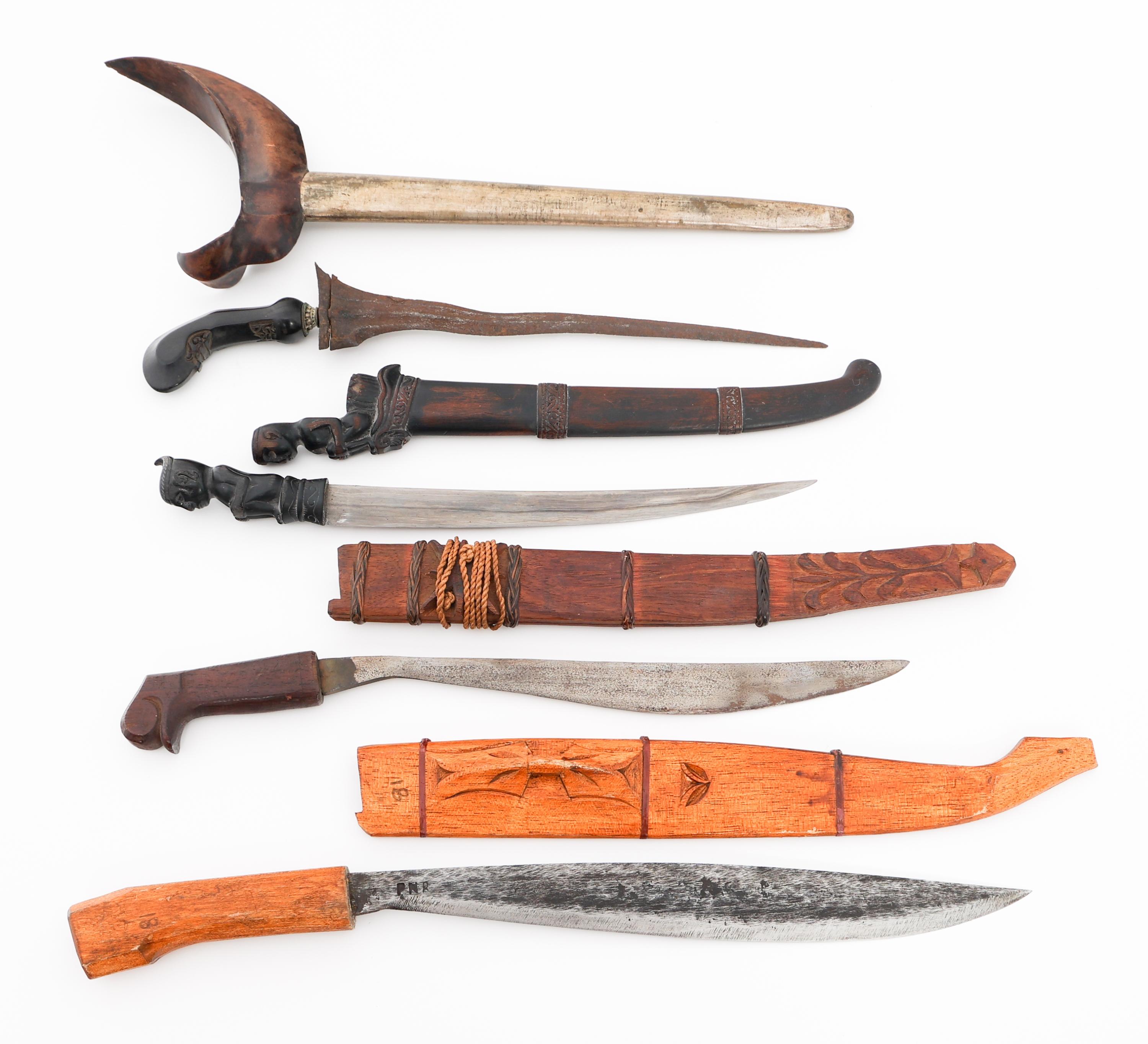 SOUTHEAST ASIAN KRIS, RAWIT & TALIBON KNIVES