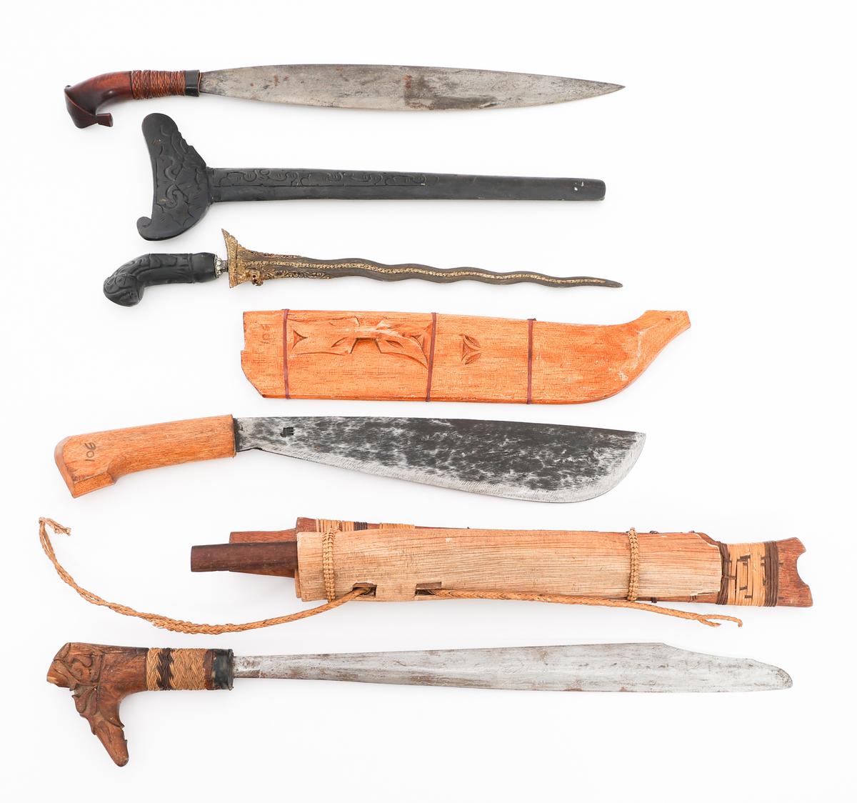 SOUTHEAST ASIAN PARANG, KRIS & BARONG KNIVES