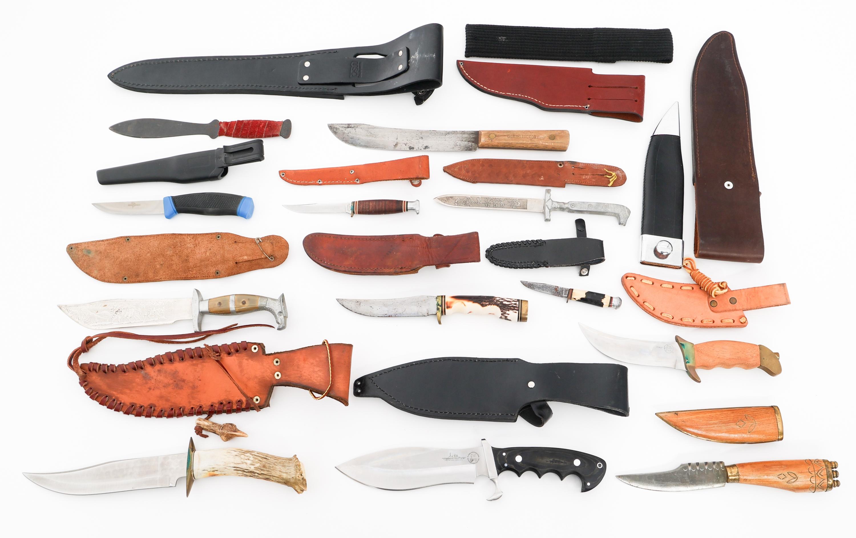 FIXED BLADE HUNTING KNIVES & SHEATHS BONANZA