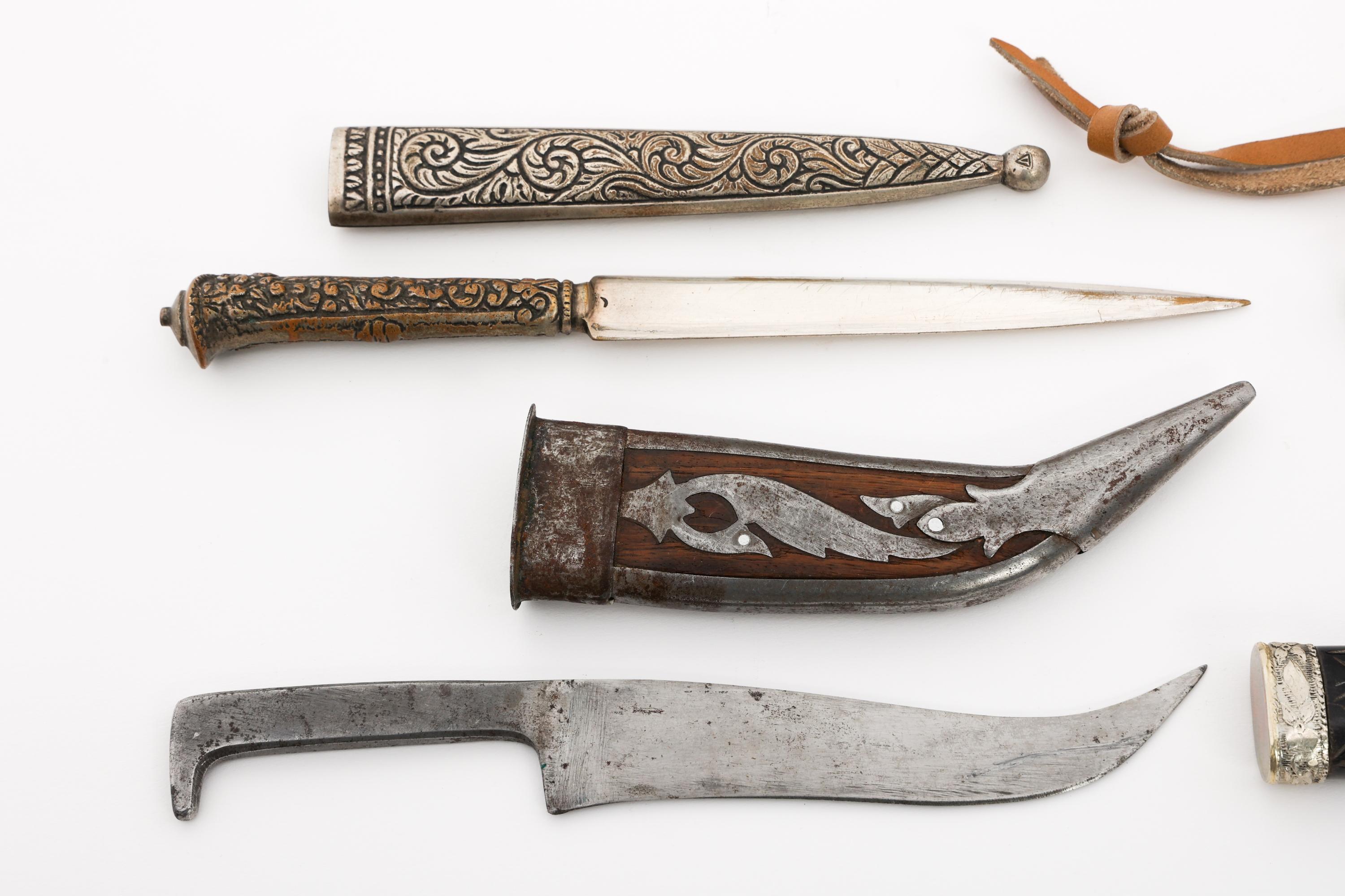 MINIATURE PERSIAN, SCOTTISH & TURKISH DAGGERS