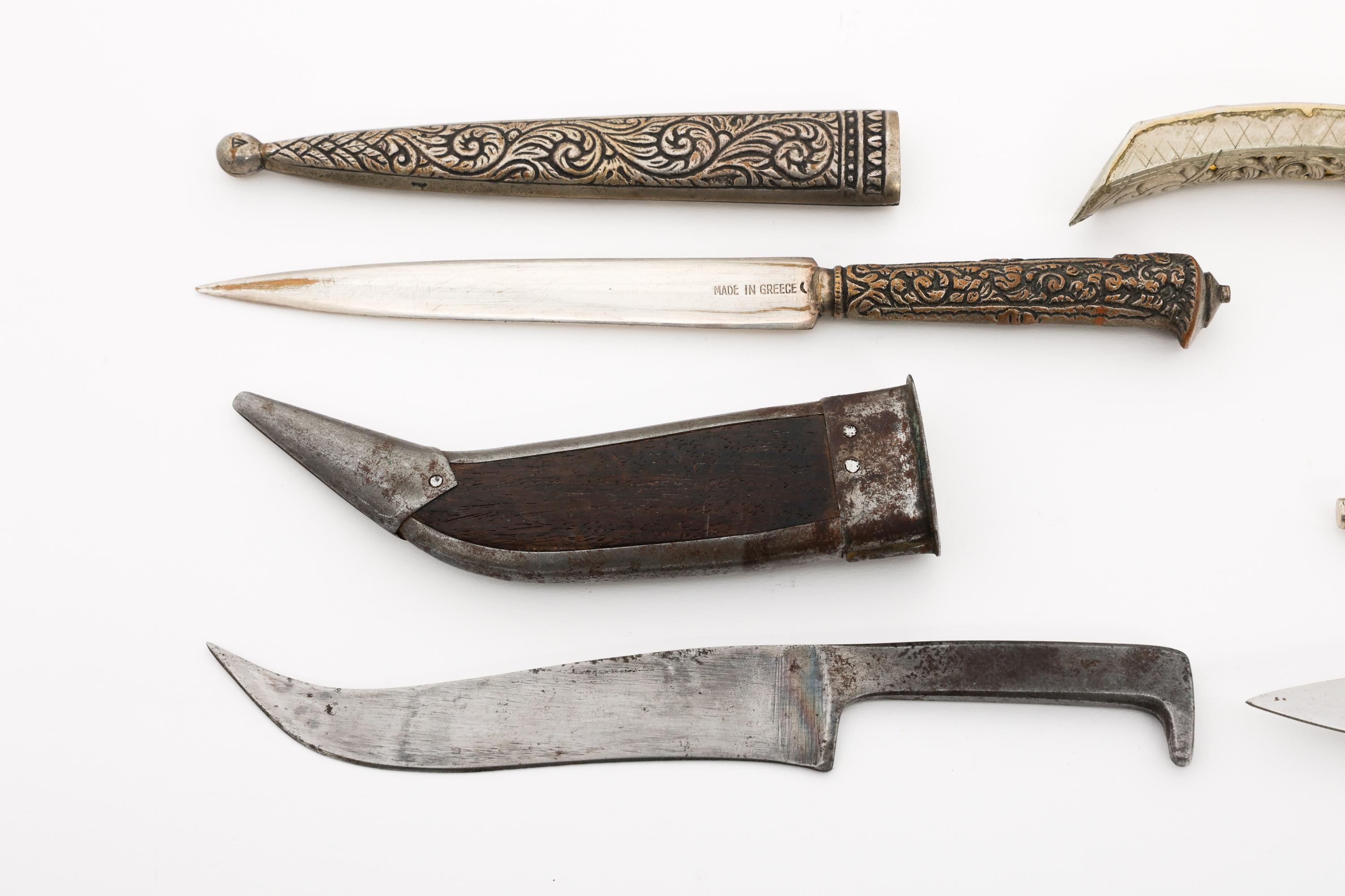 MINIATURE PERSIAN, SCOTTISH & TURKISH DAGGERS