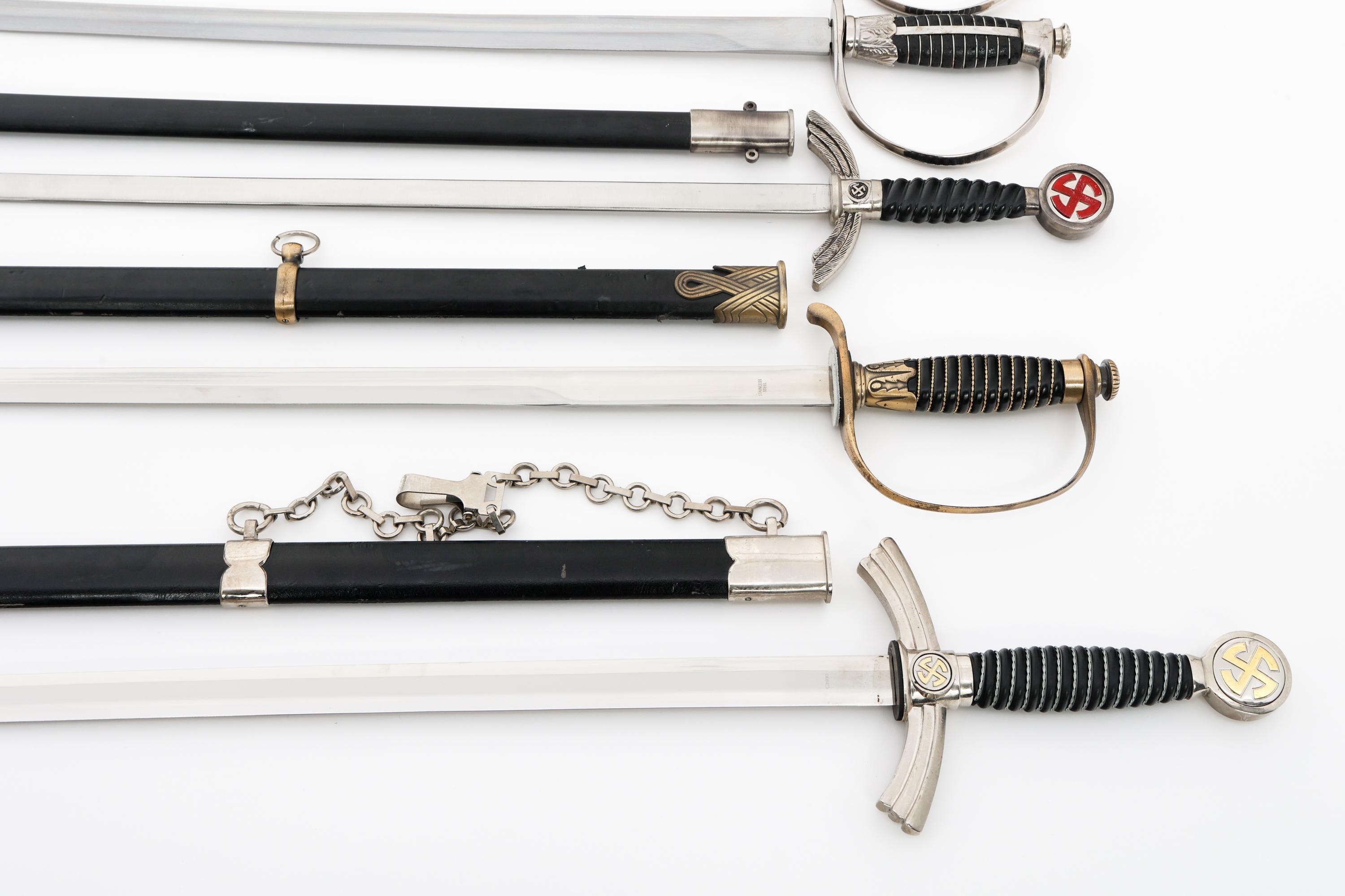 MODERN COPIES OF WWII GERMAN SWORDS