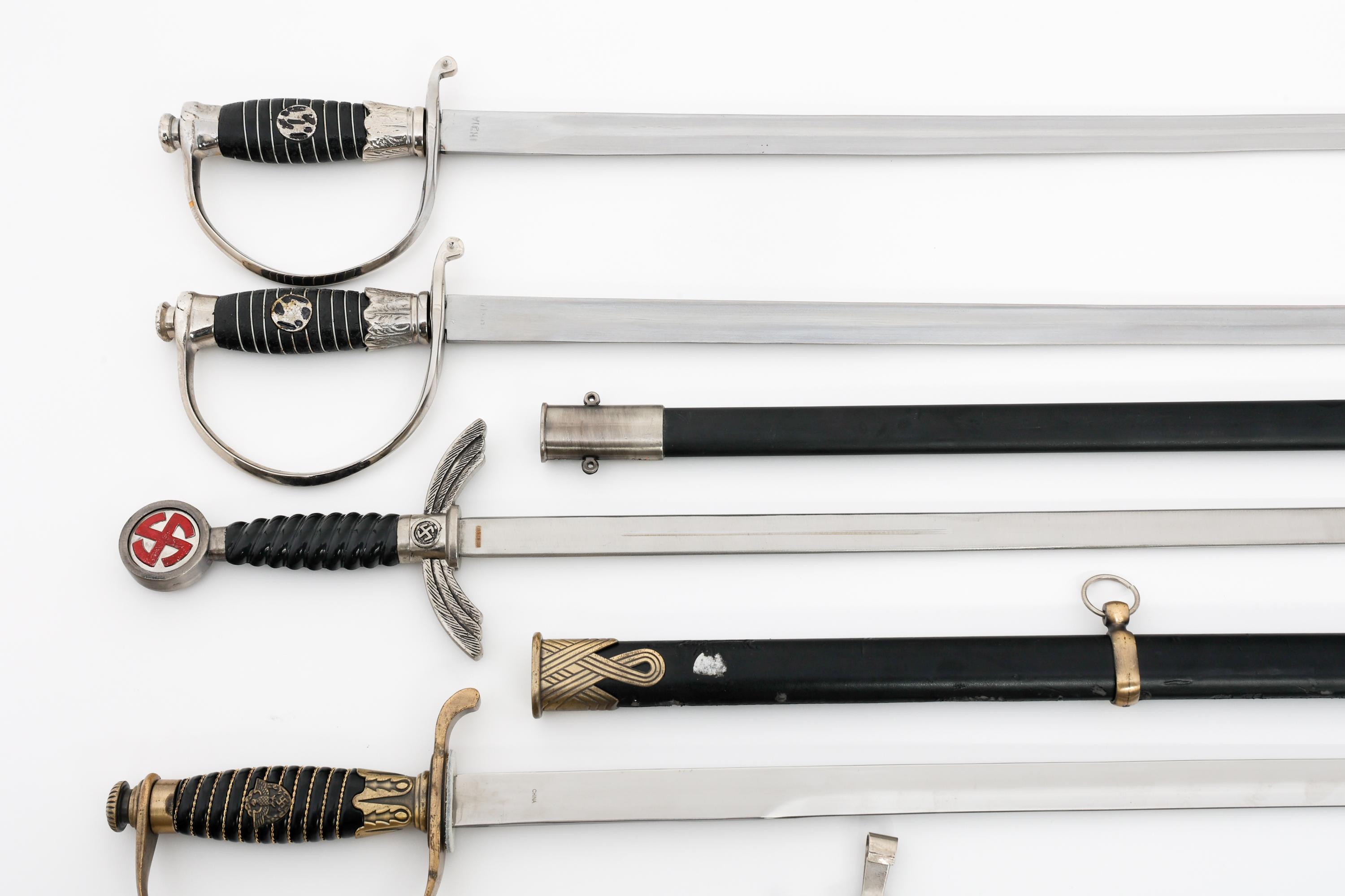 MODERN COPIES OF WWII GERMAN SWORDS