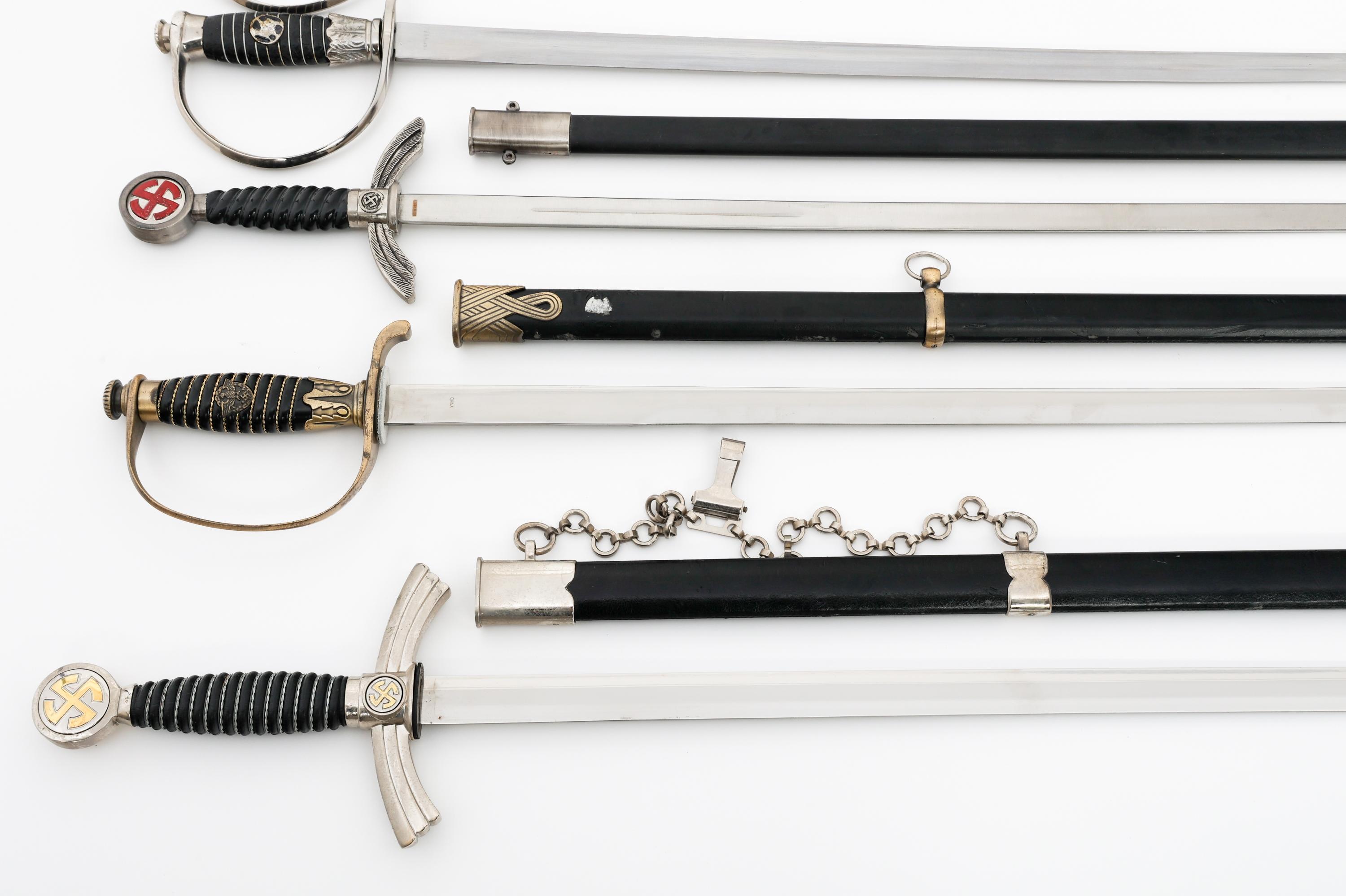 MODERN COPIES OF WWII GERMAN SWORDS