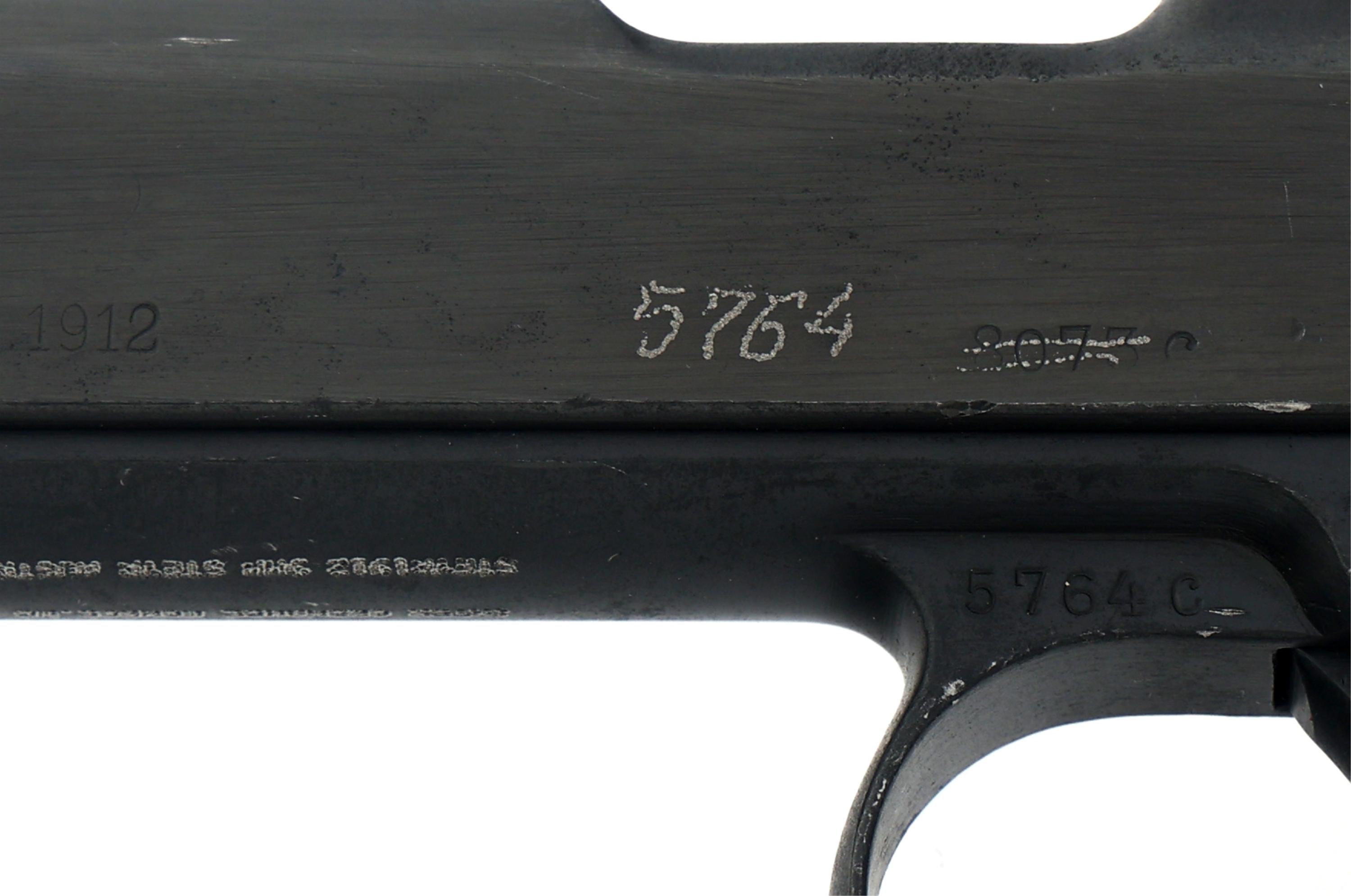 1914 STEYR MODEL 1912 9X23mm CALIBER PISTOL