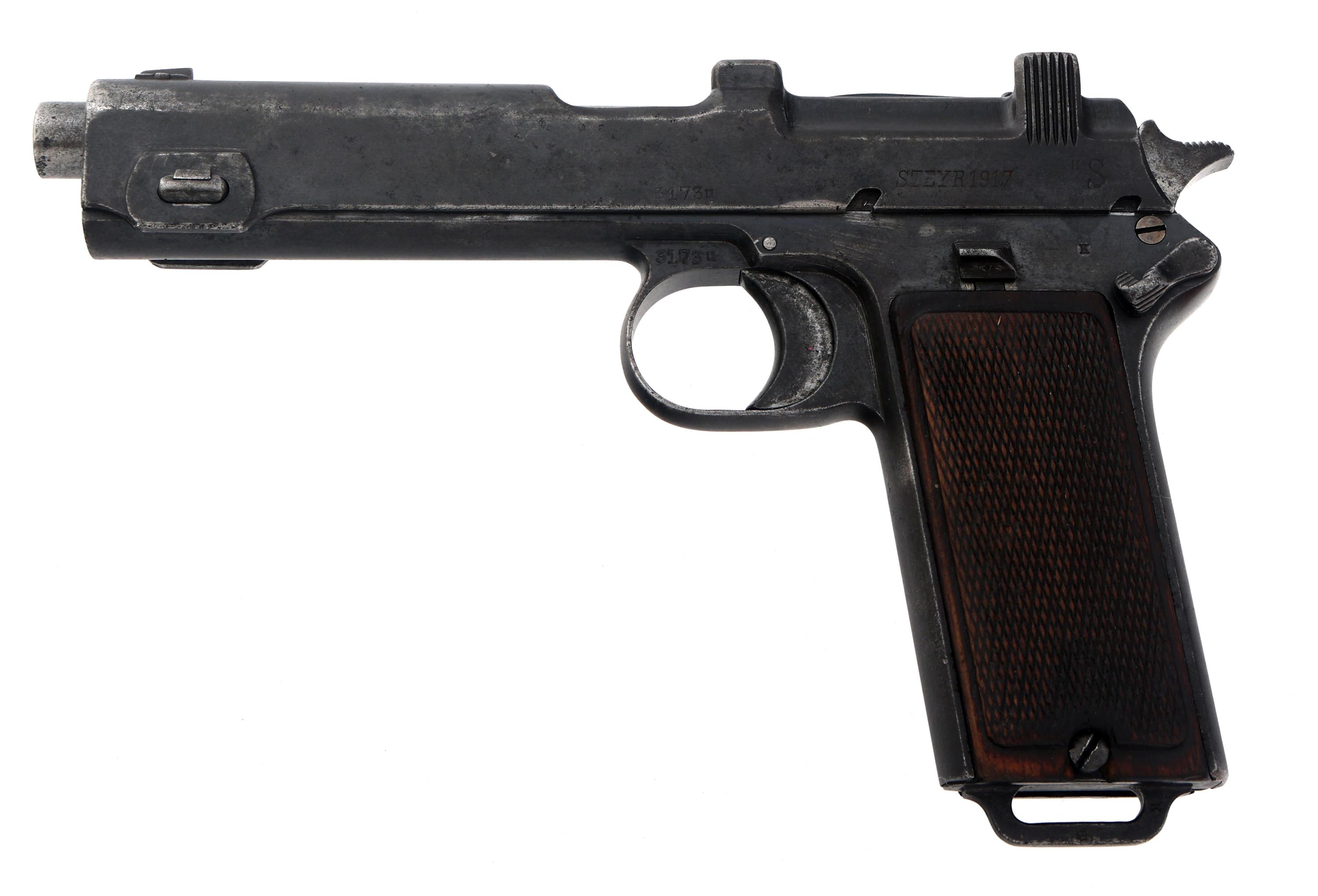 1917 STEYR MODEL 1912 9X23mm CALIBER PISTOL