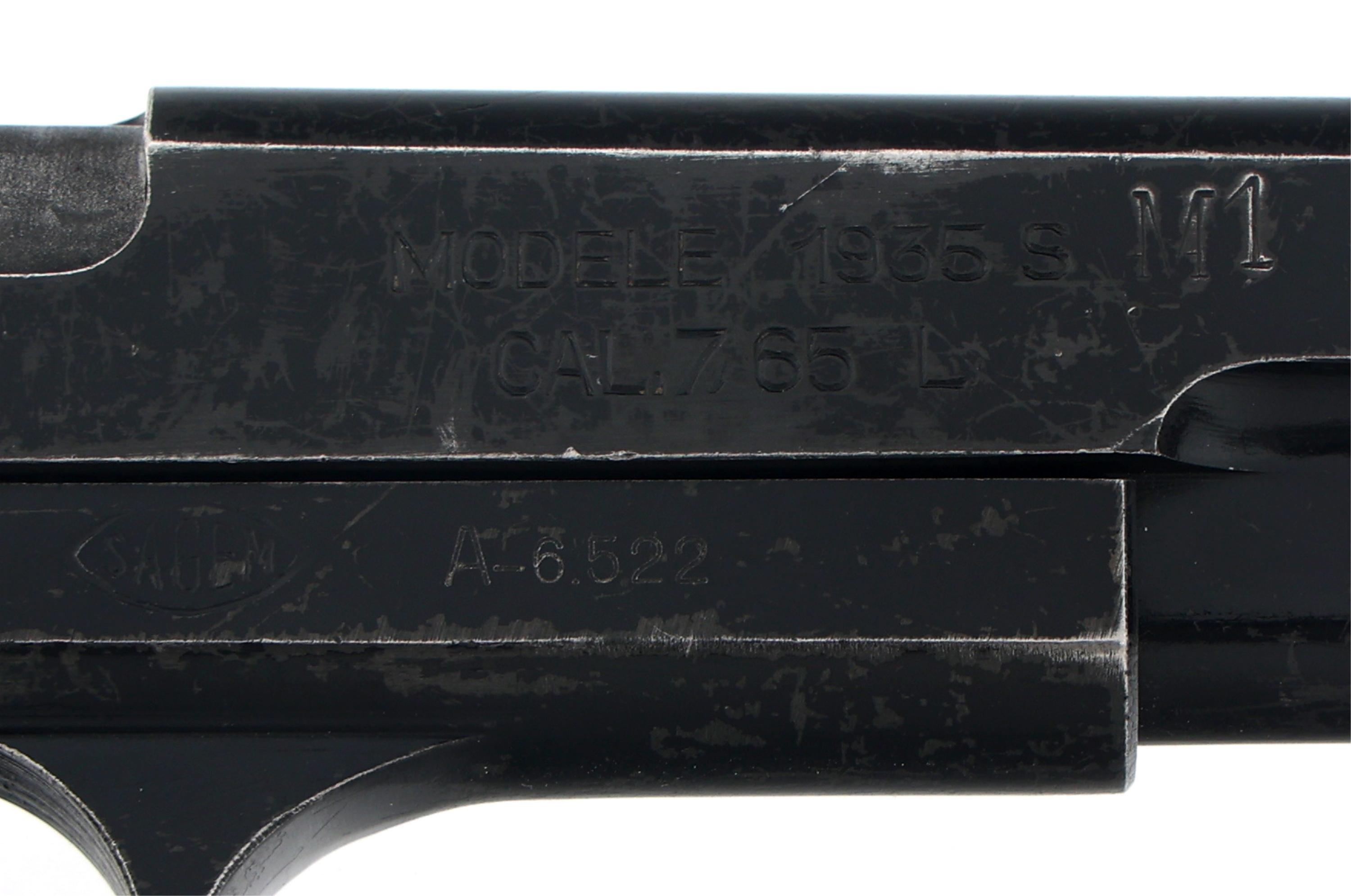 FRENCH SAGEM MODEL 1935-S 7.65mm CALIBER PISTOL