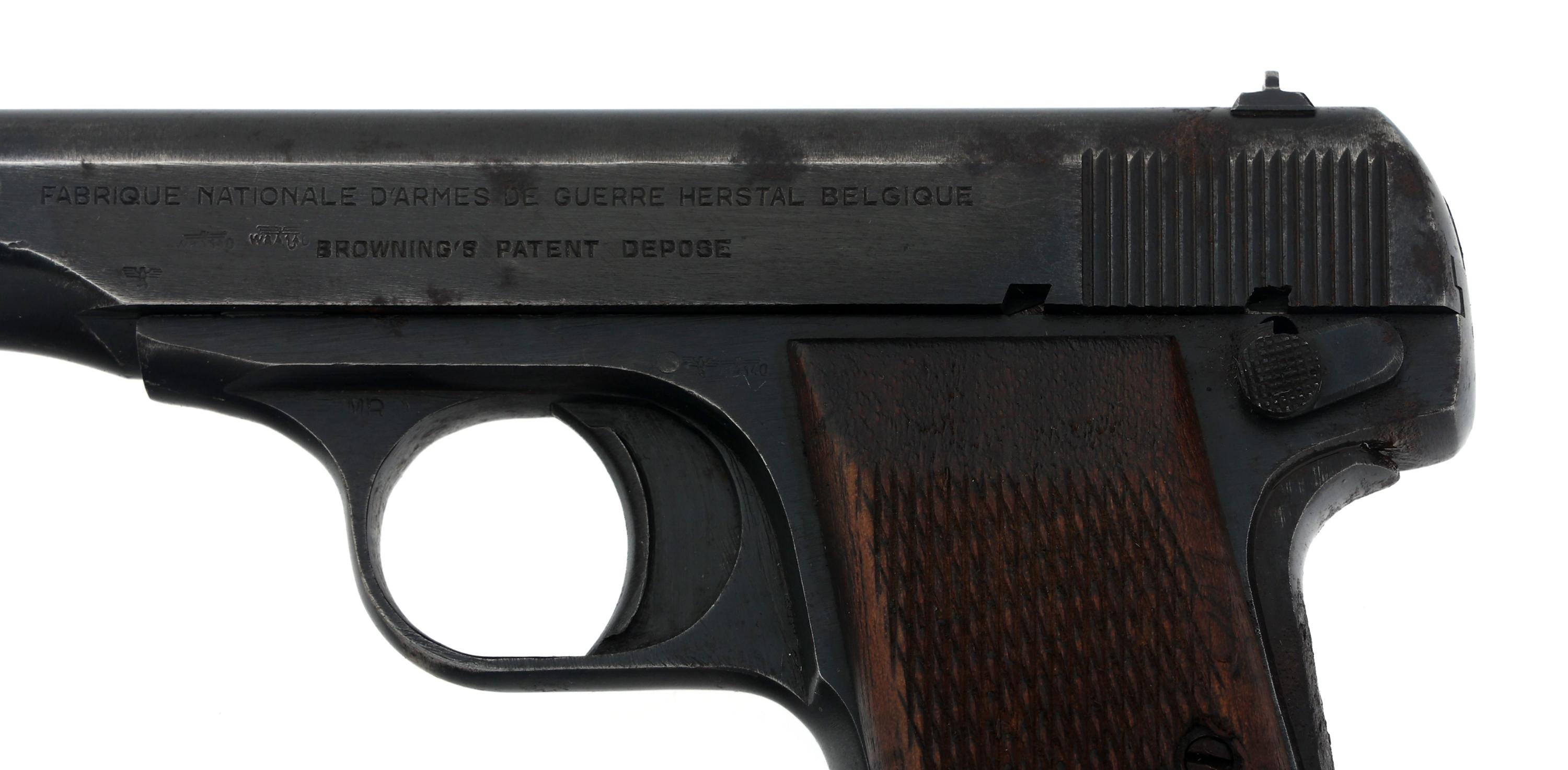 WWII GERMAN FN MODEL 1910/22 7.65mm CALIBER PISTOL