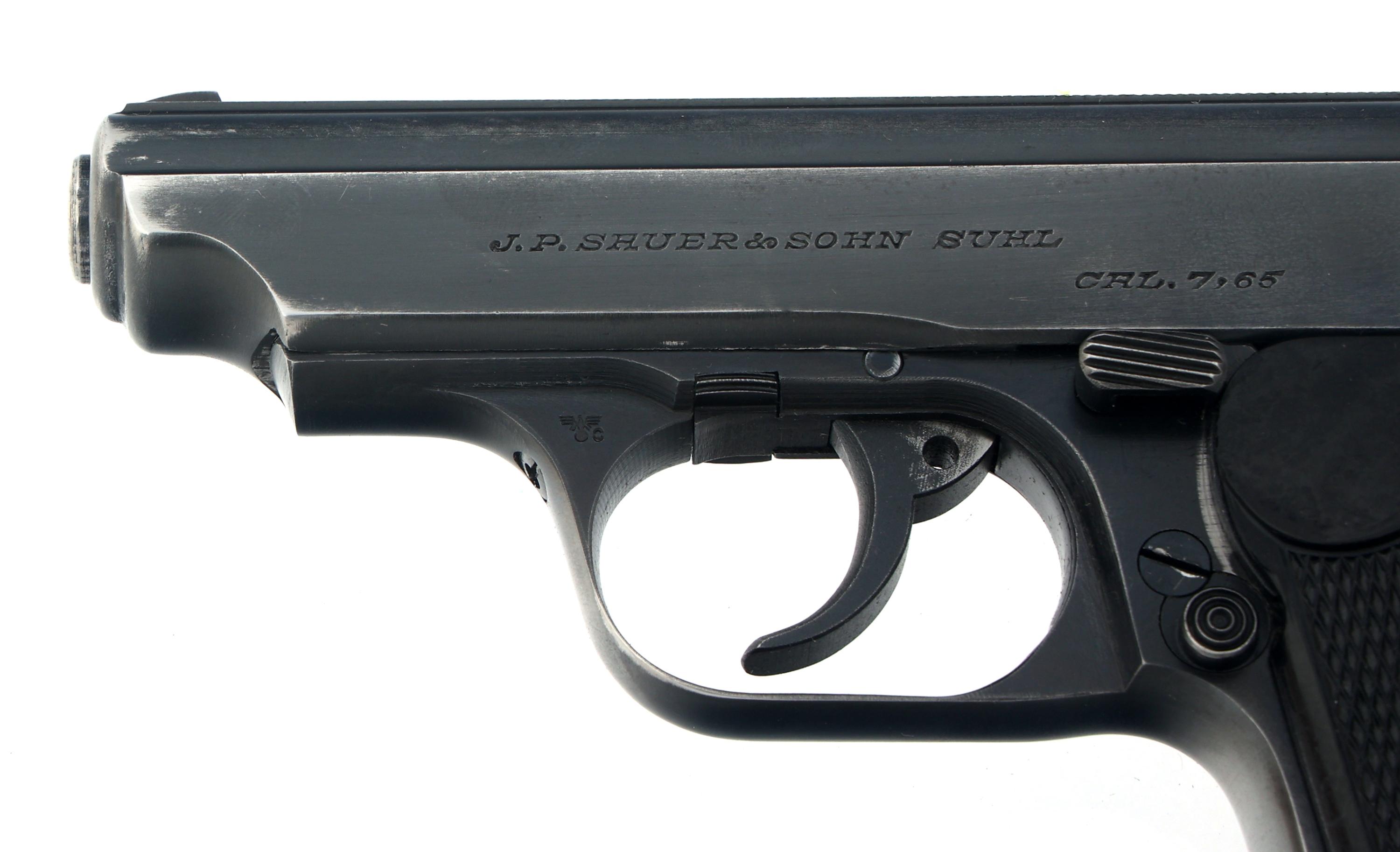 WWII GERMAN SAUER & SOHN 38H 7.65mm CALIBER PISTOL