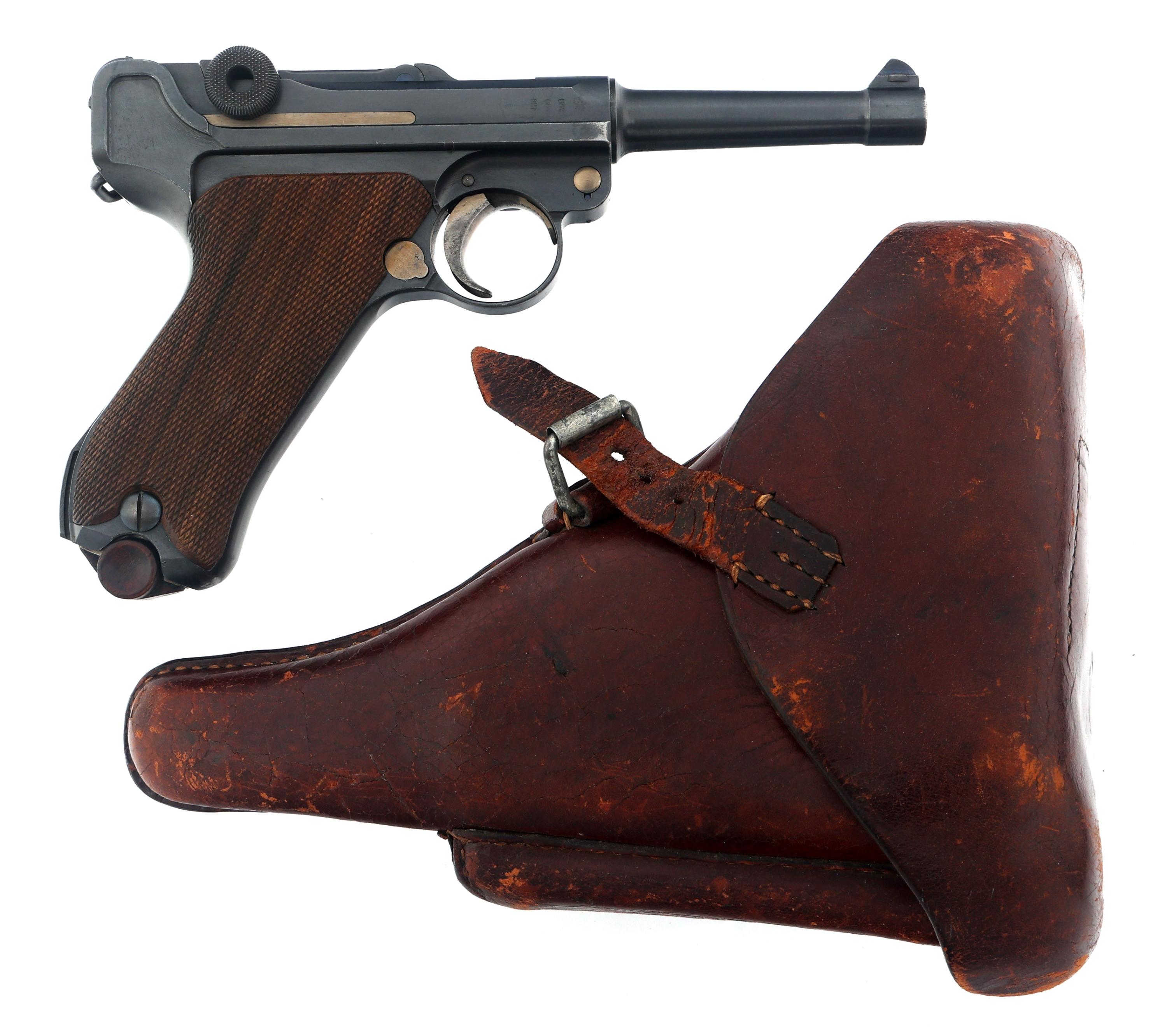 1916 GERMAN DWM MODEL P08 9mm LUGER PISTOL