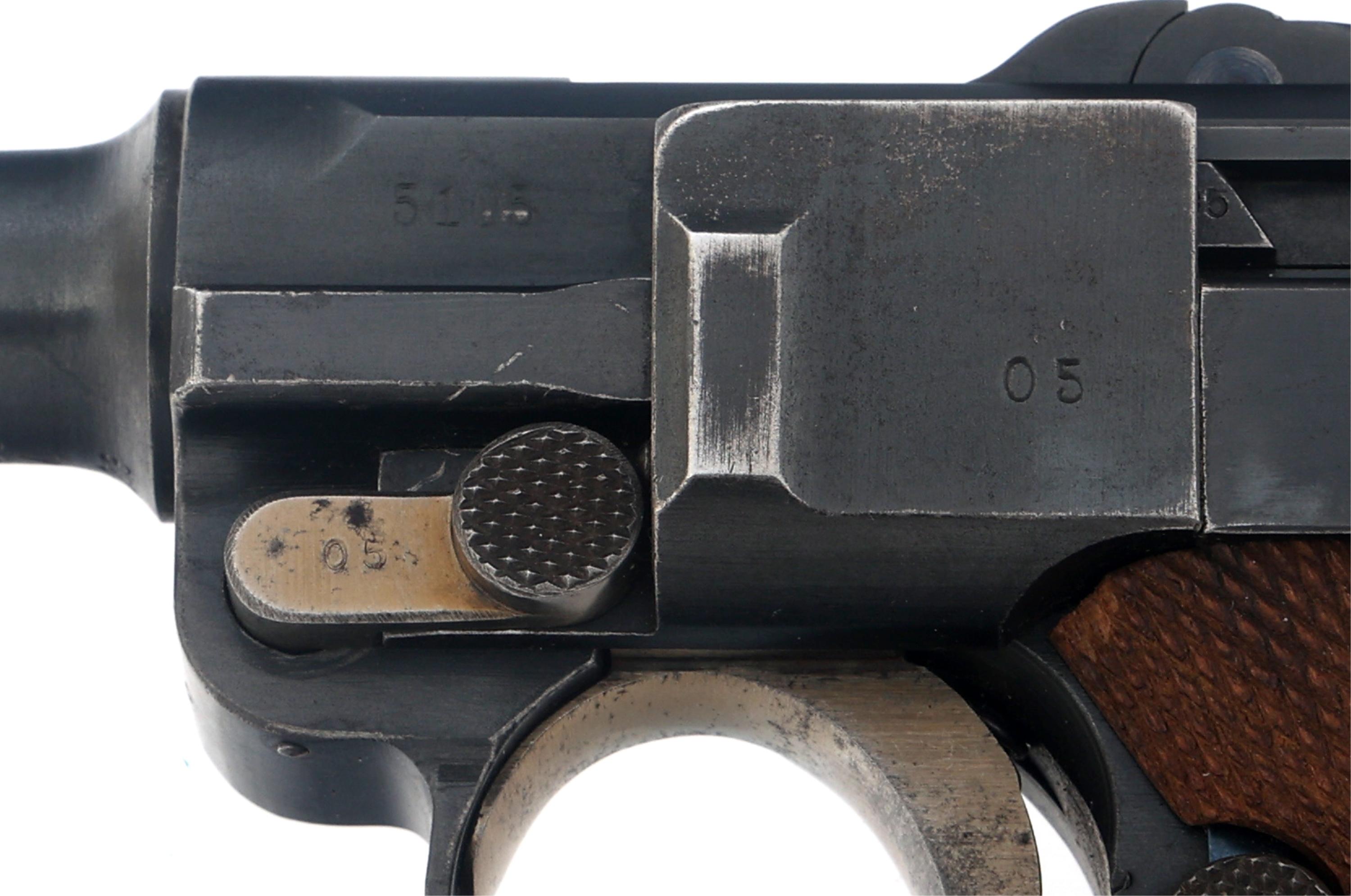 1916 GERMAN DWM MODEL P08 9mm LUGER PISTOL