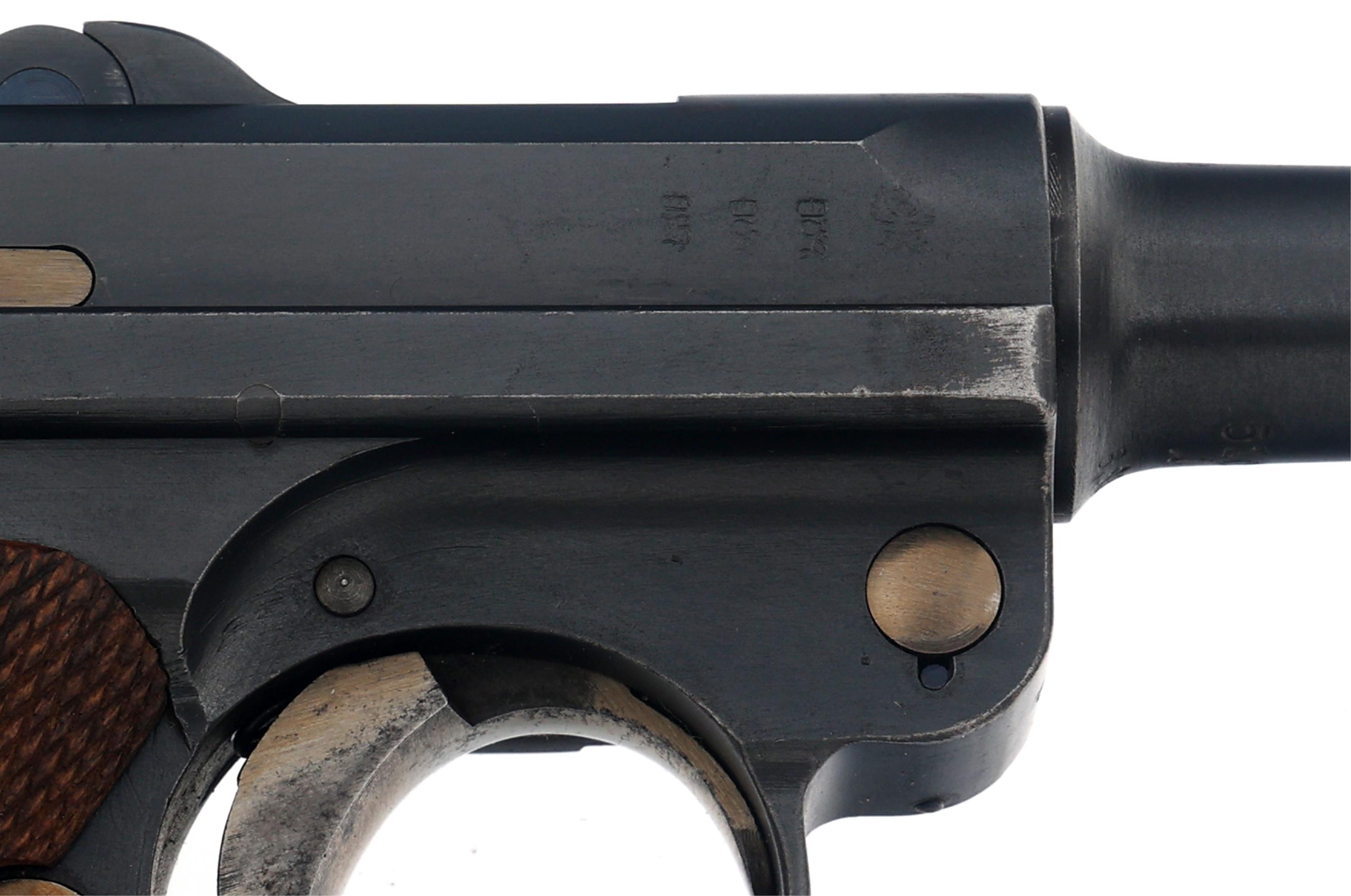 1916 GERMAN DWM MODEL P08 9mm LUGER PISTOL