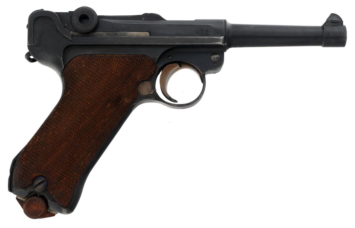 1918 GERMAN ERFURT MODEL P08 9x19mm LUGER PISTOL